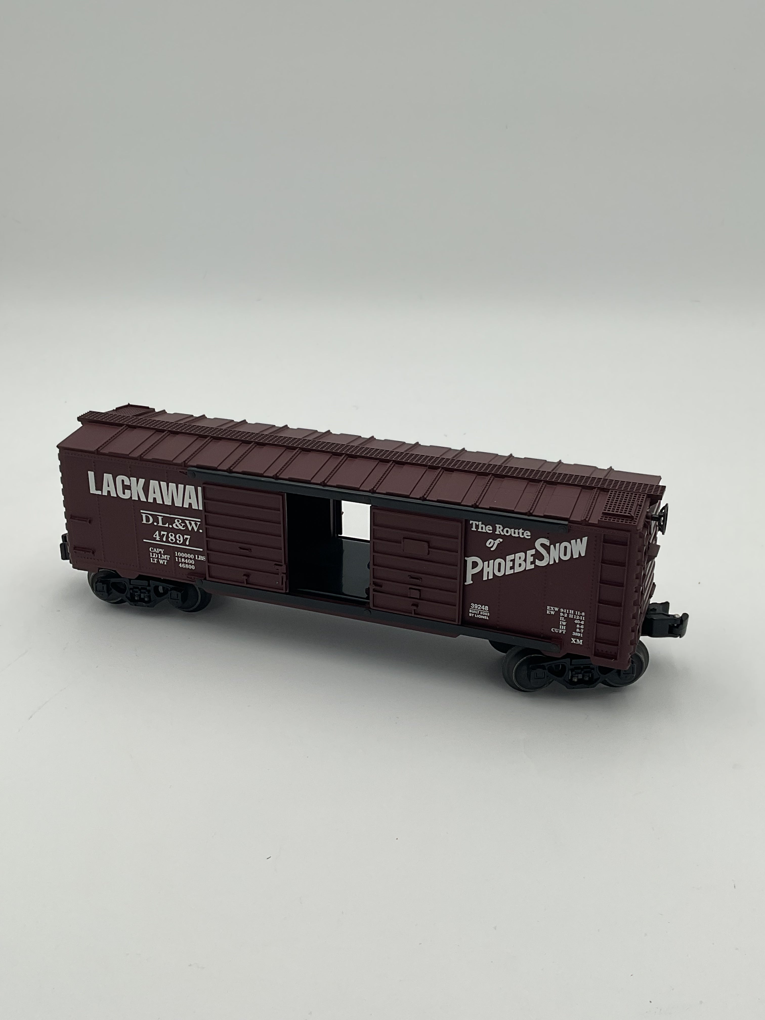 Lionel O 39248 Erie Double Door Box Car