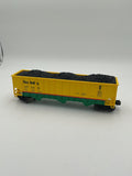 Lionel O 17114 Peabody Three-Bay Hopper With Simulated Coal Load