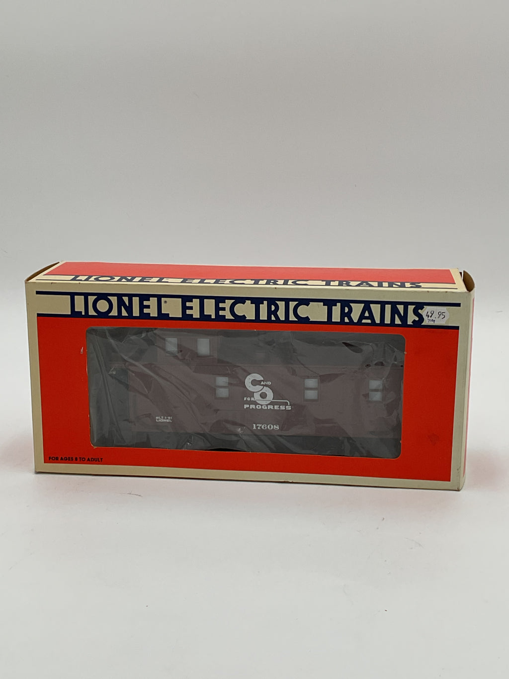 Lionel O 17608 Cheesie System ‘O’ Square Window Caboose