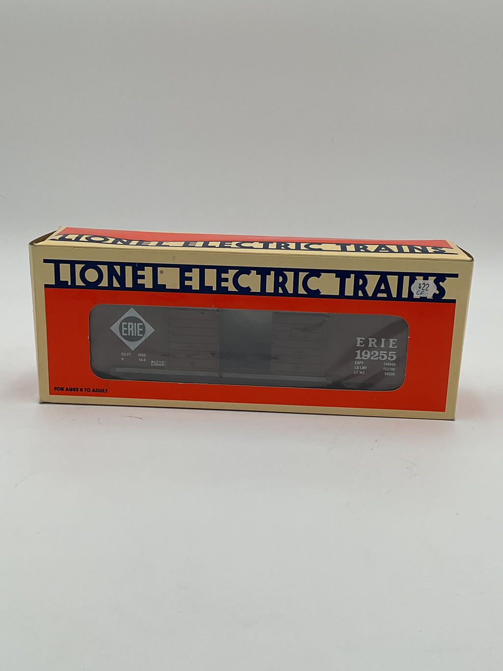 Lionel O 19255 Erie Double-Door Boxcar