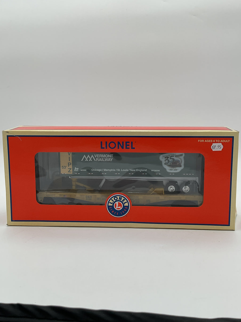 Lionel O 52397 NETCA D&H Flatcar with Trailer