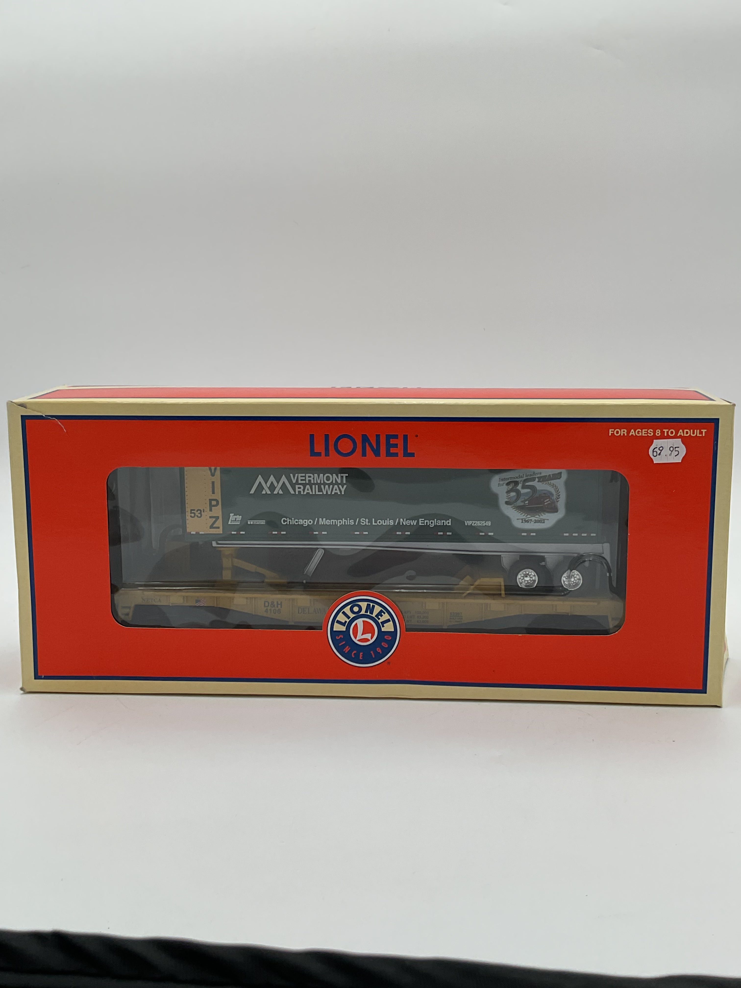 Lionel O 52397 NETCA D&H Flatcar with Trailer