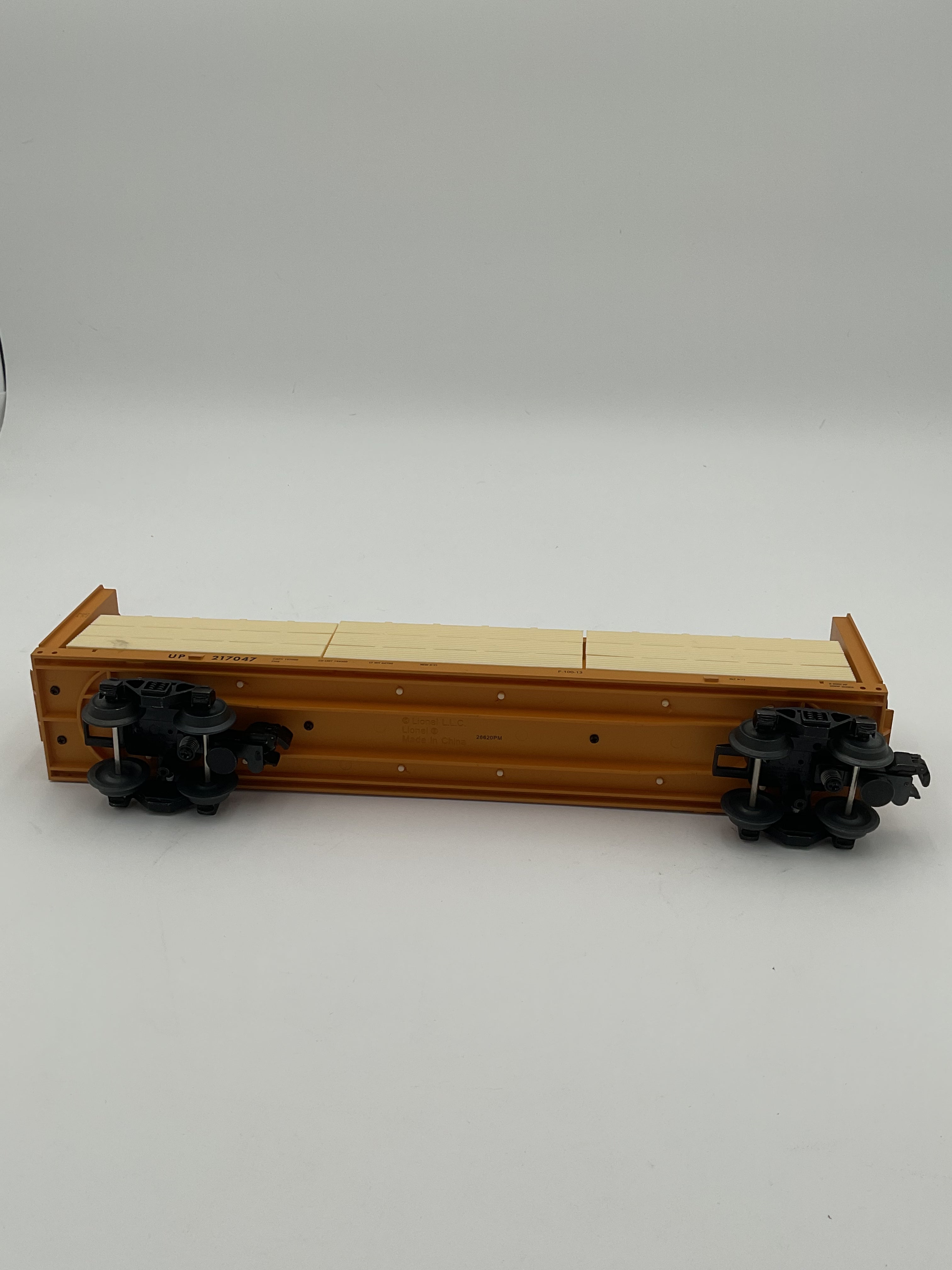 Lionel O 2043073 Union Pacific O Centerbeam Flatcar #217047