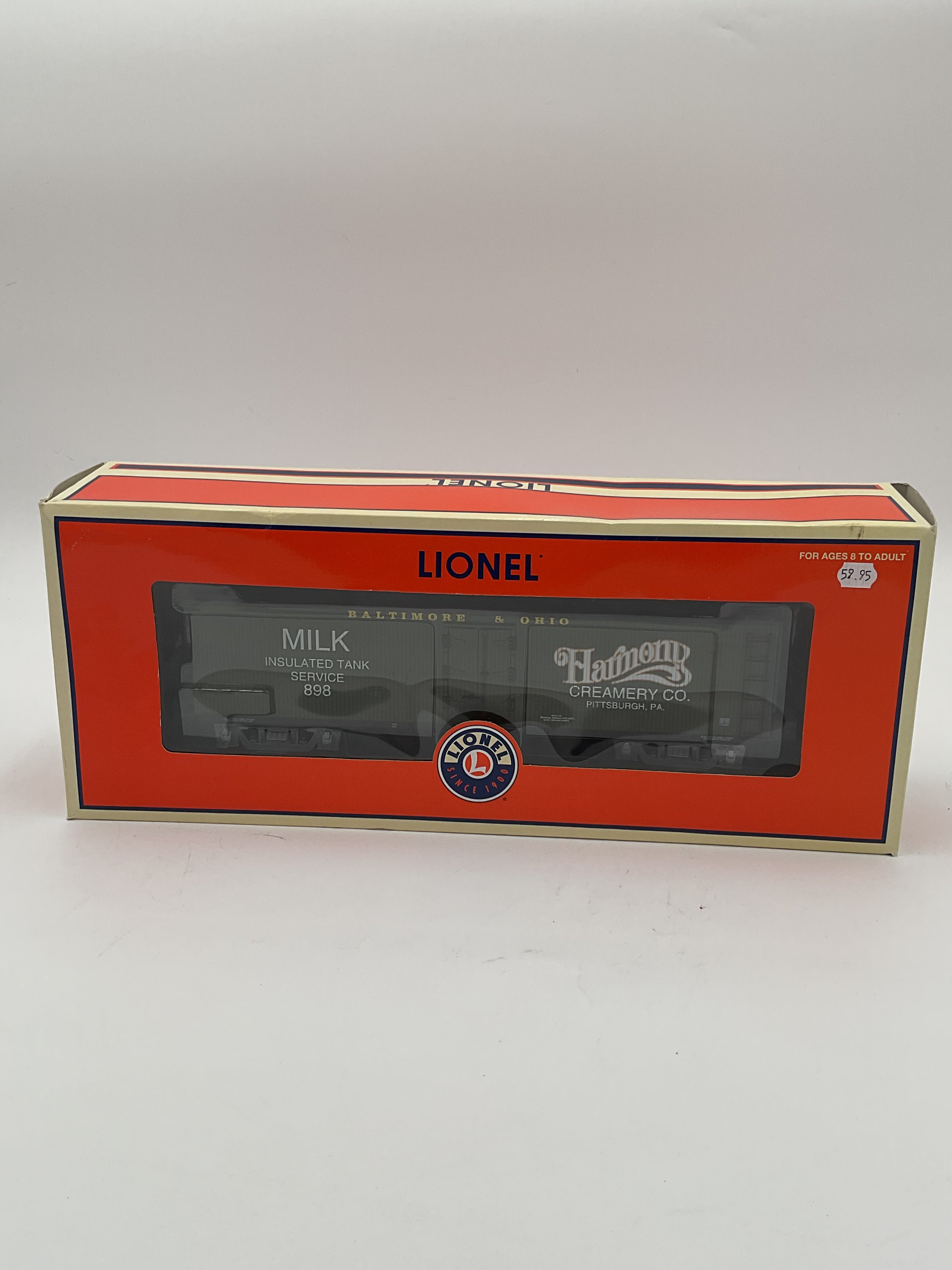 Lionel O 52333 TCA 59th Anniversary 2004 Convention Harmony Milk Car w/ Lou Redman Figure