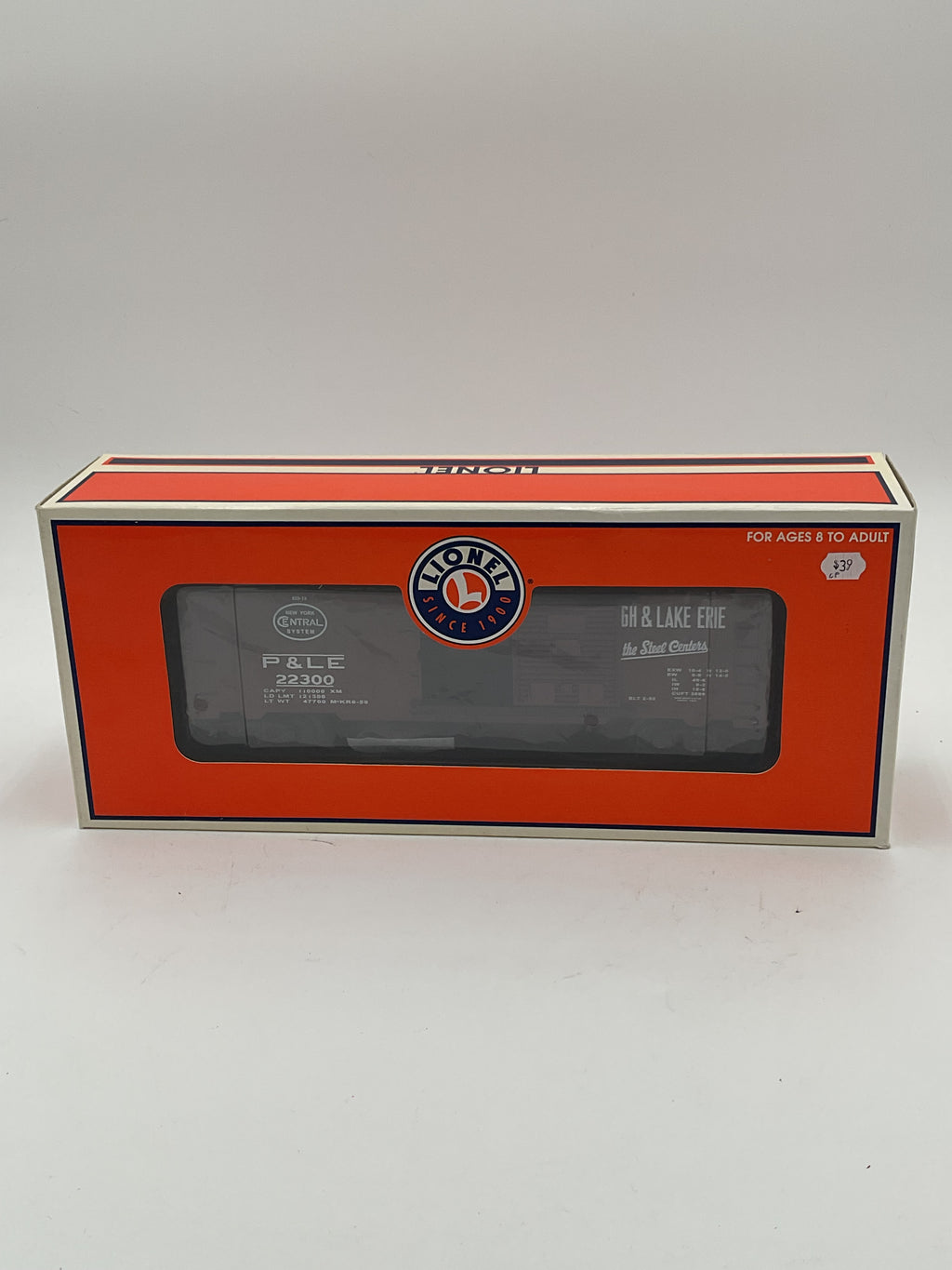 Lionel O 39239 New York Central P&LE 6565 Box Car