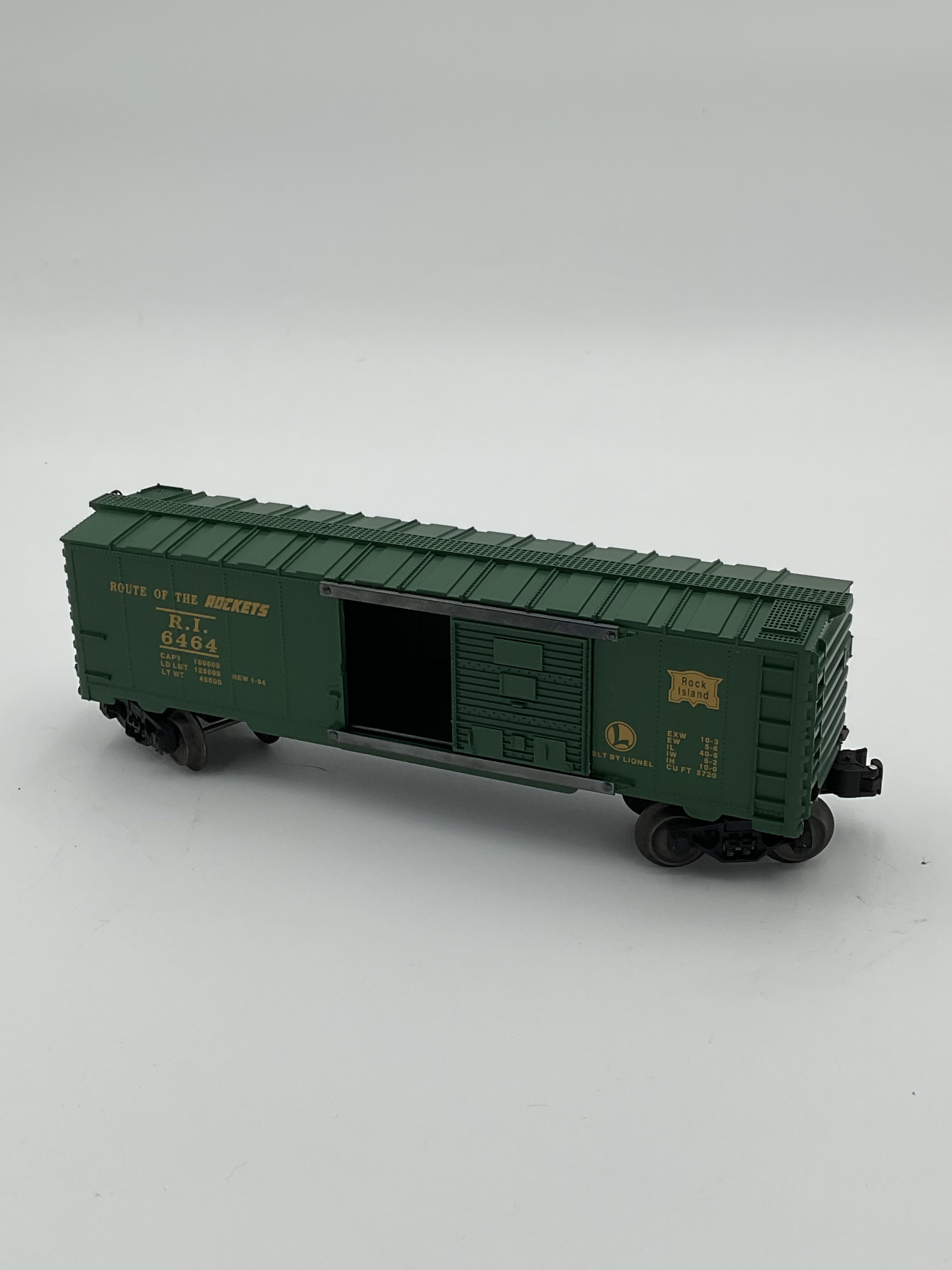 Lionel O 19258 Rock Island 6464 Series Boxcar