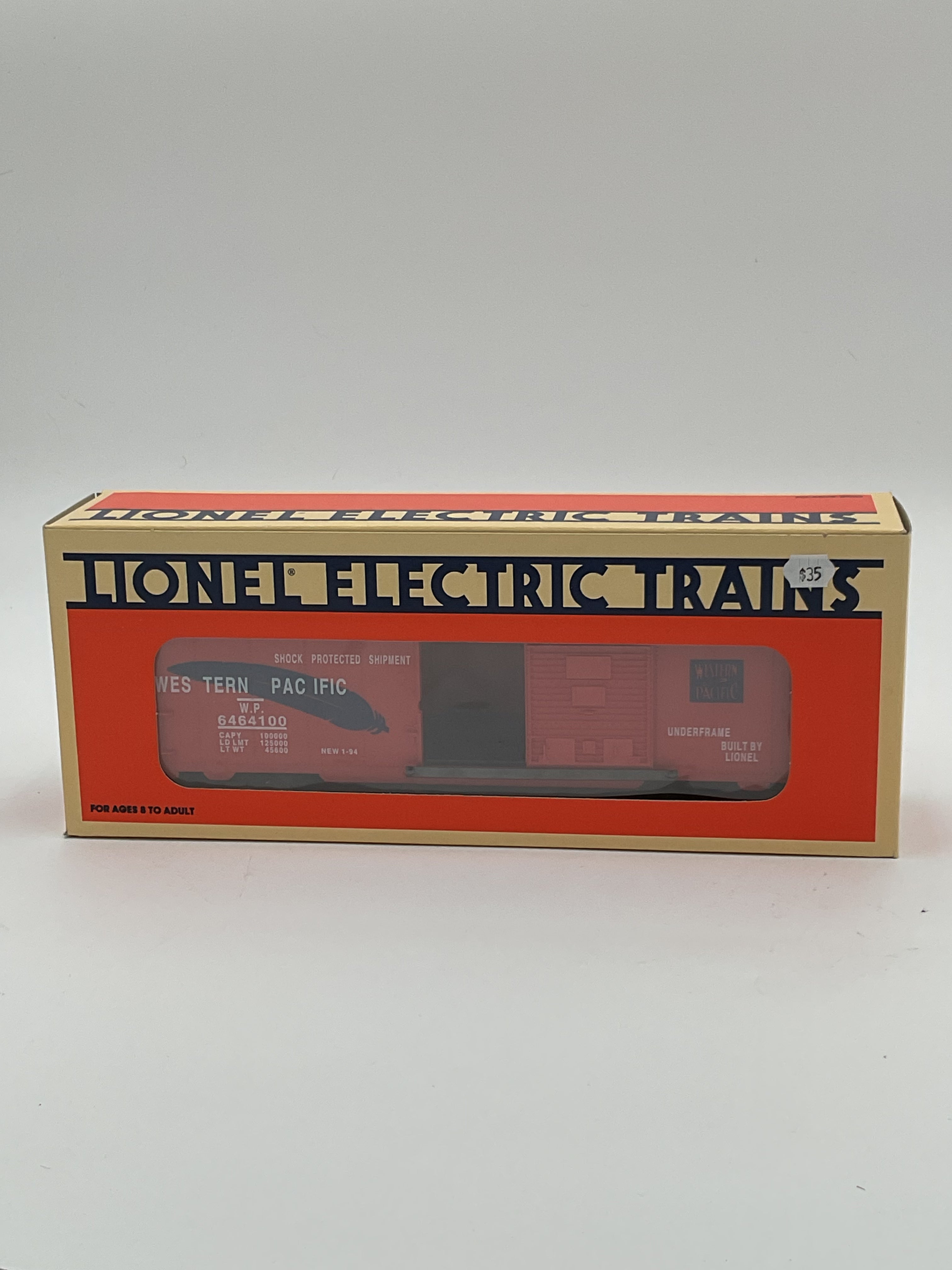 Lionel O 19260 Western Pacific 6464 Series Boxcar