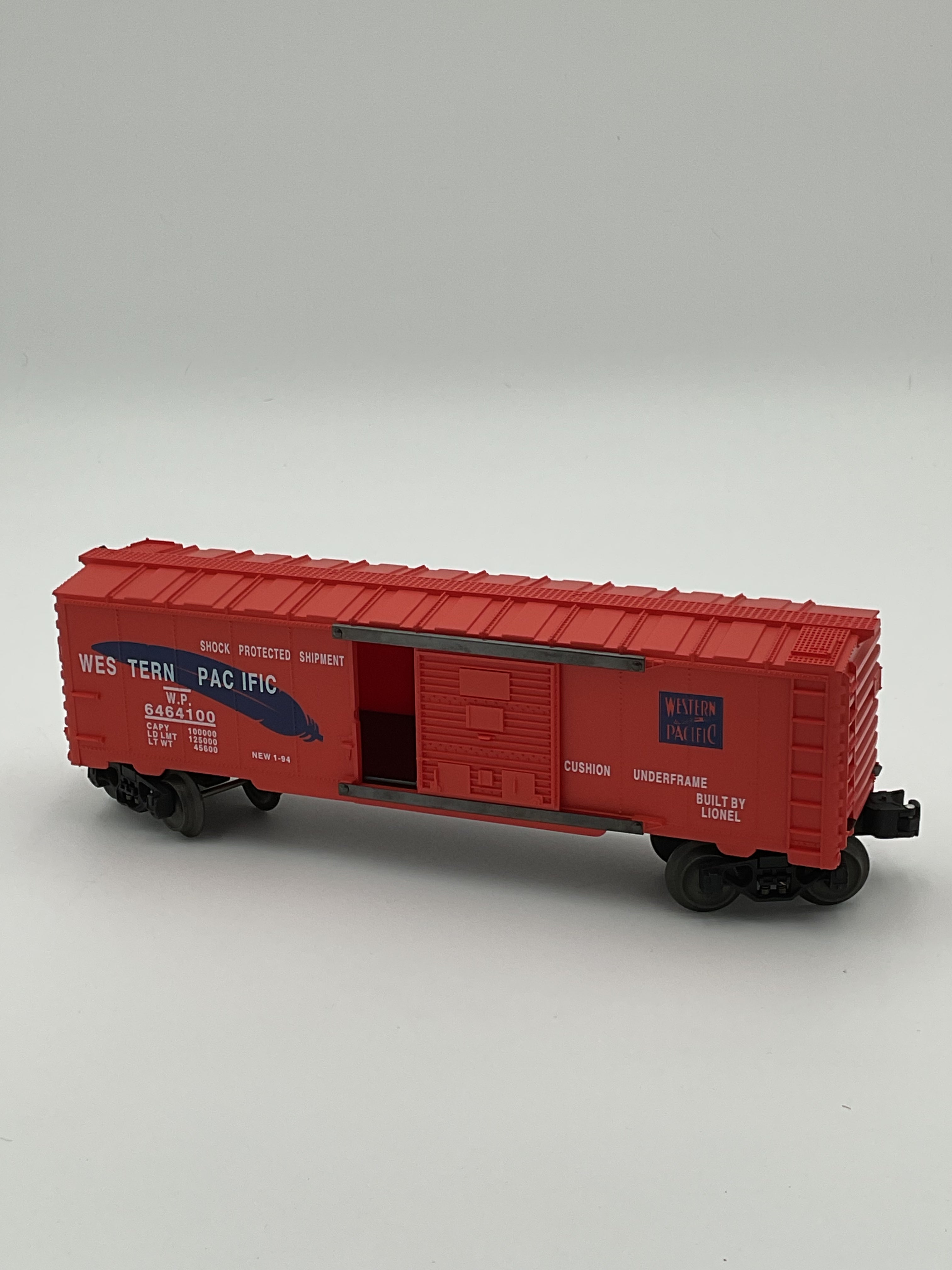 Lionel O 19260 Western Pacific 6464 Series Boxcar