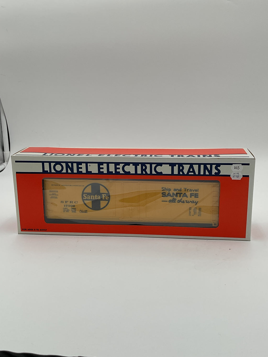 Lionel O 17302 Santa Fe Reefer with E.T.D