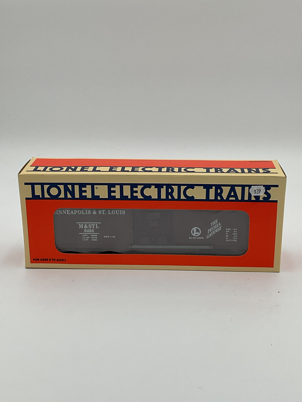 Lionel O 19250 Minneapolis & St. Louis Boxcar 6464-50