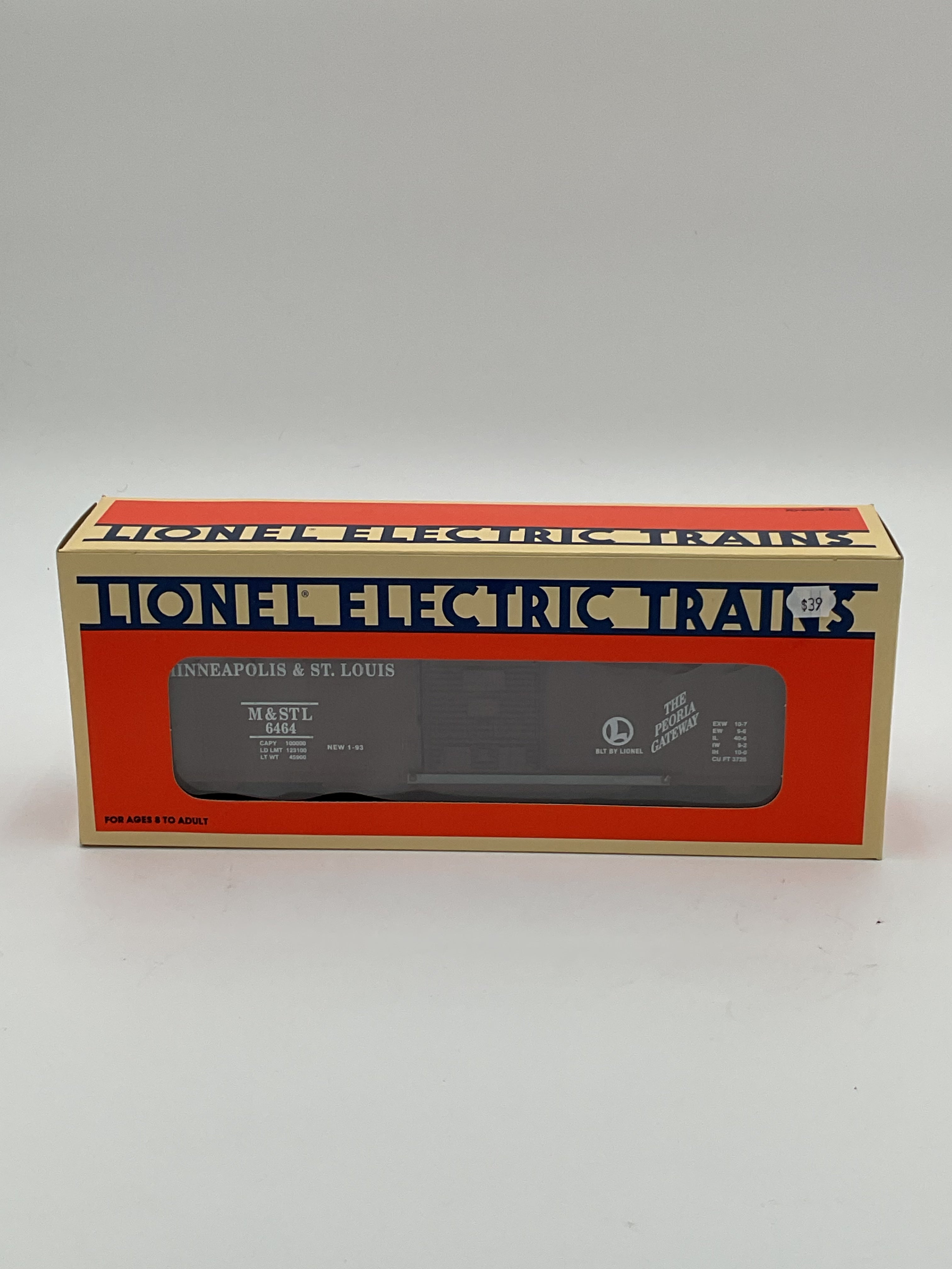Lionel O 19250 Minneapolis & St. Louis Boxcar 6464-50