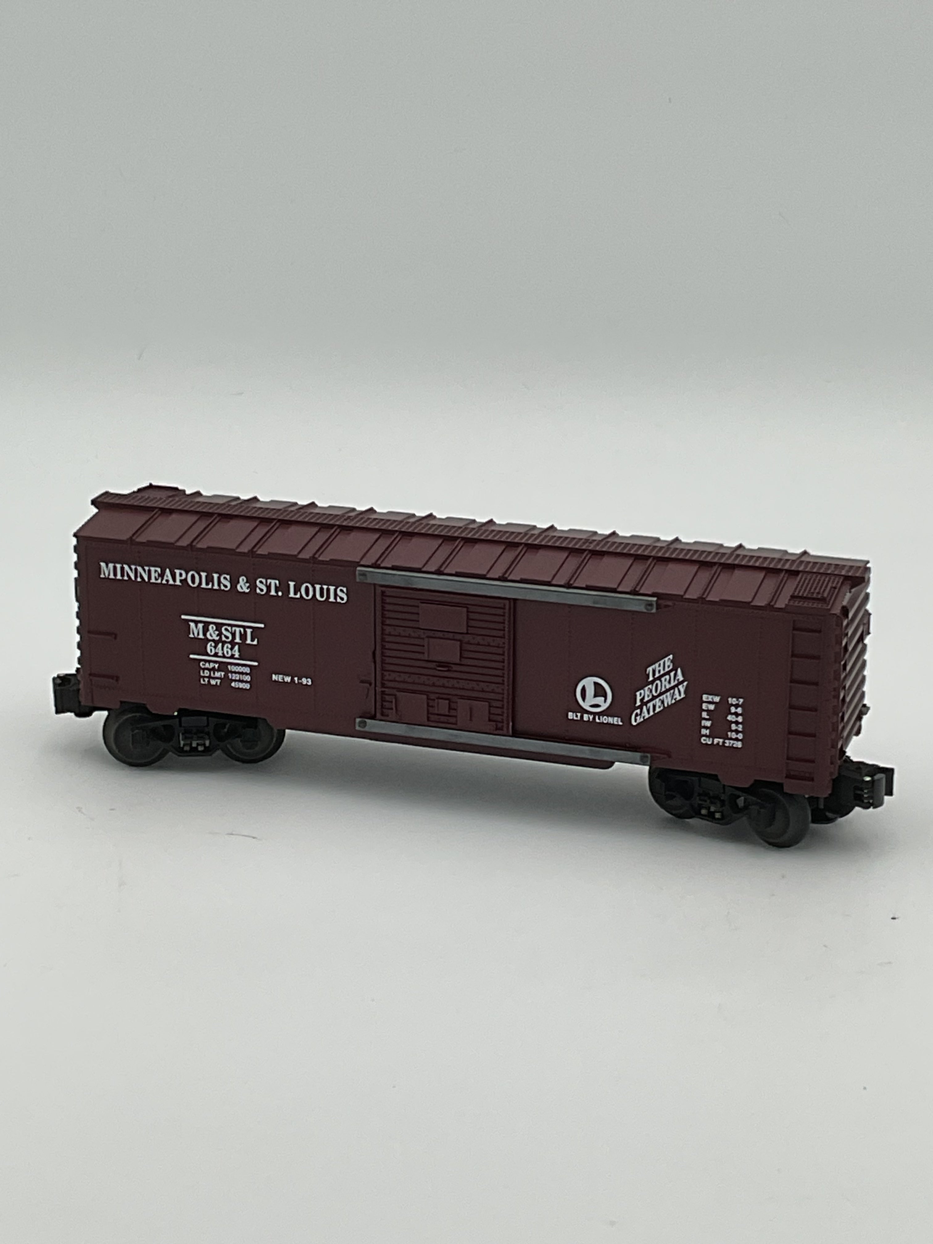 Lionel O 19250 Minneapolis & St. Louis Boxcar 6464-50