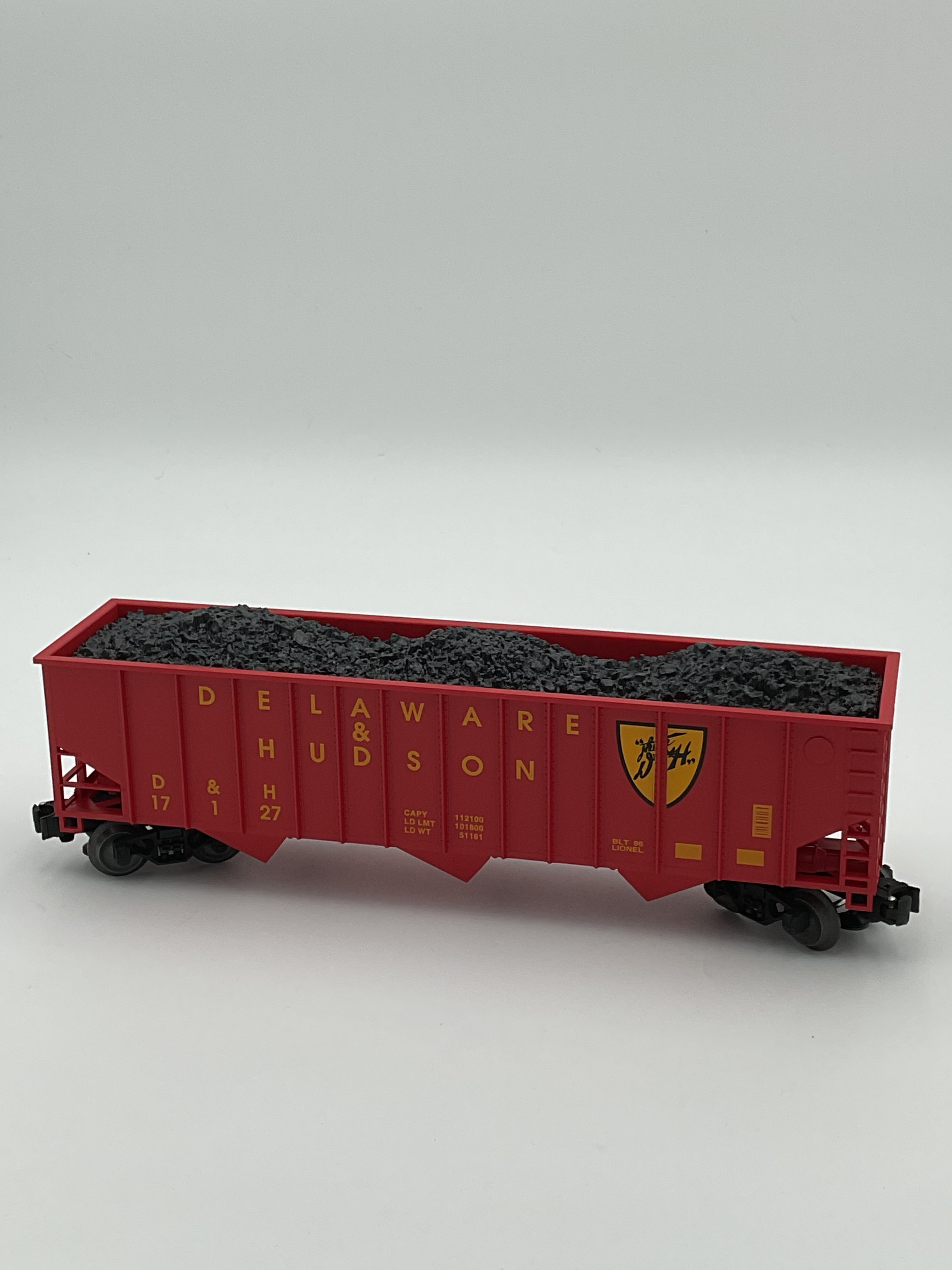 Lionel O 17127 Delaware & Hudson Standard O Three -Bay Hopper