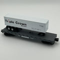 Lionel O 17507 Norfolk Southern Flatcar with Trailer