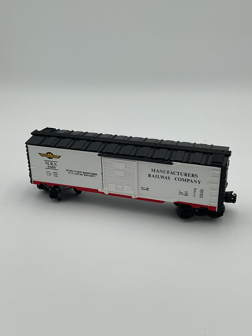 Lionel O 9483 Manufacturers Railway Box Car