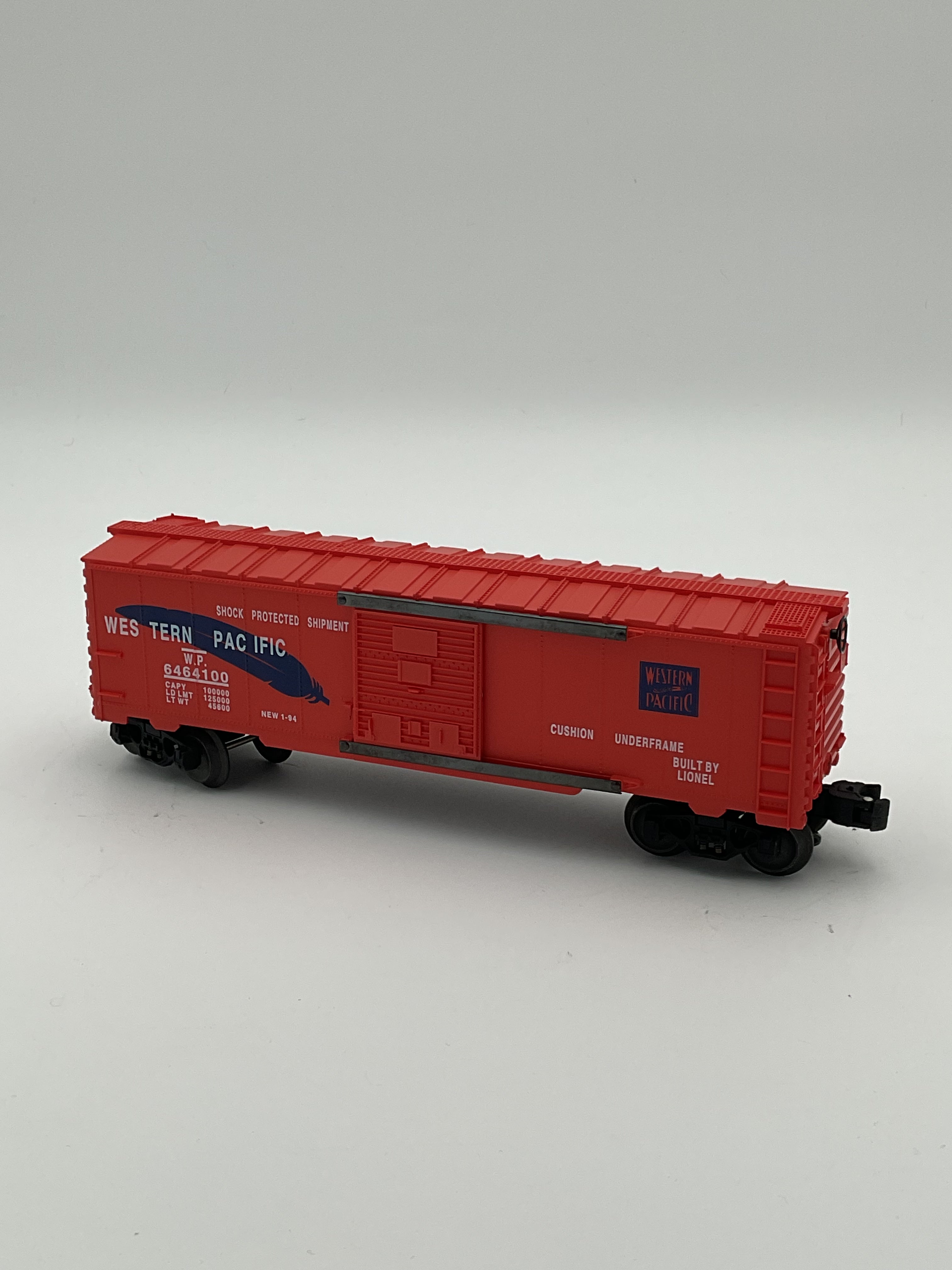 Lionel O 19260 Western Pacific 6464 Series Boxcar