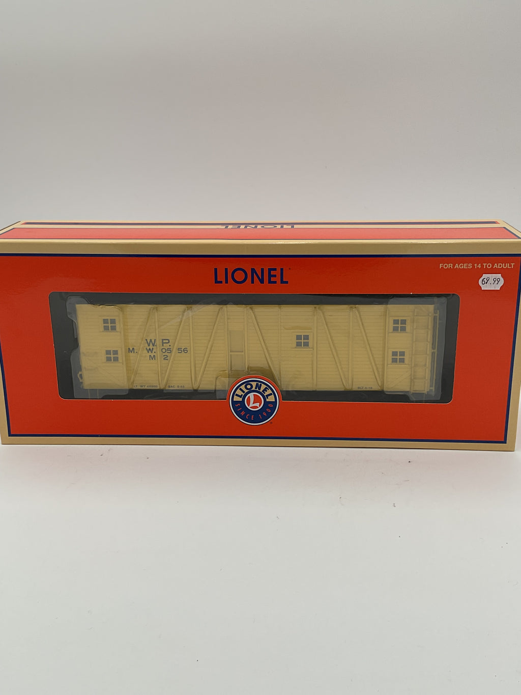 Lionel O 2126671 Western Pacific Bunk Car #MW 0556