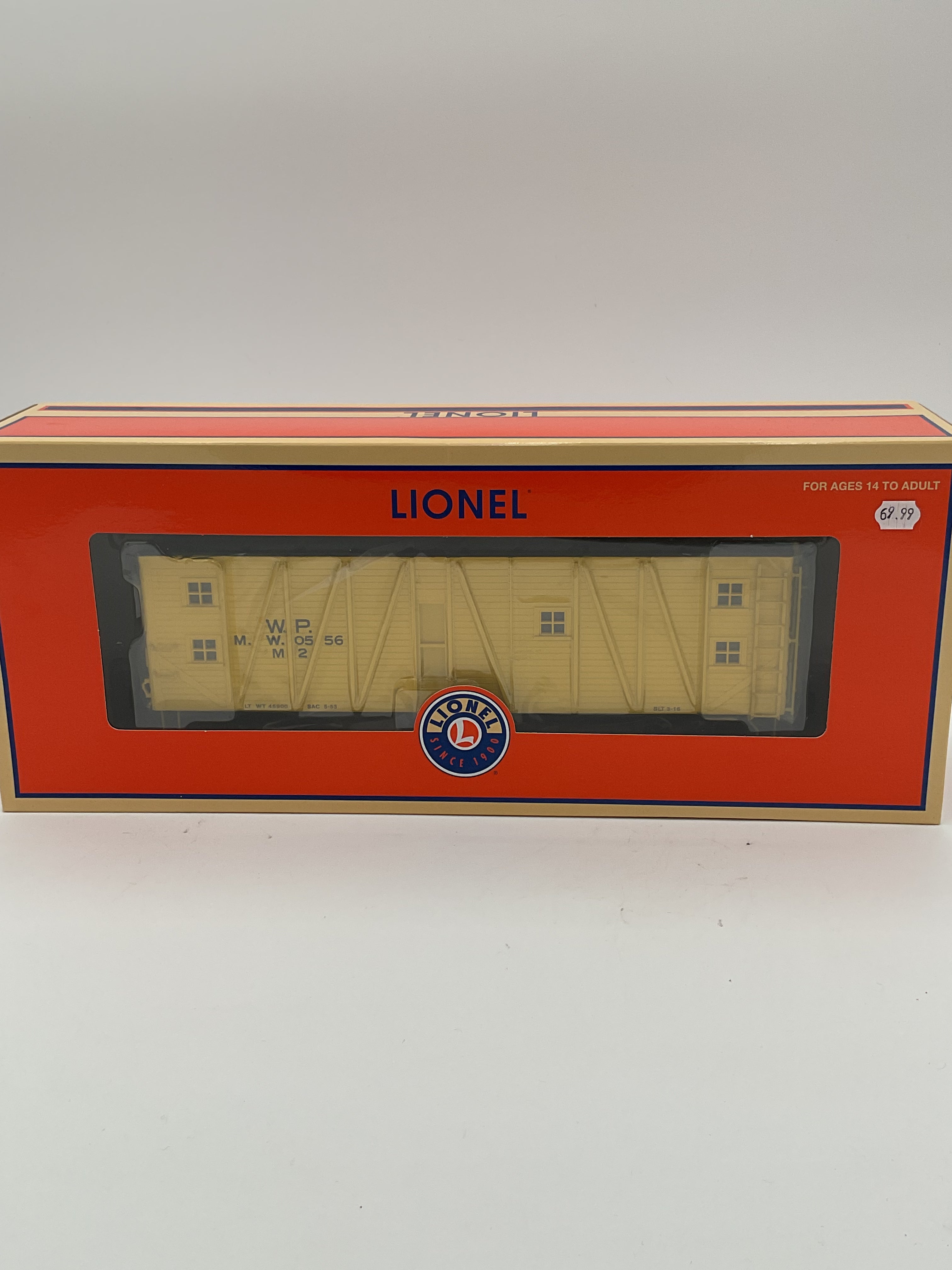 Lionel O 2126671 Western Pacific Bunk Car #MW 0556