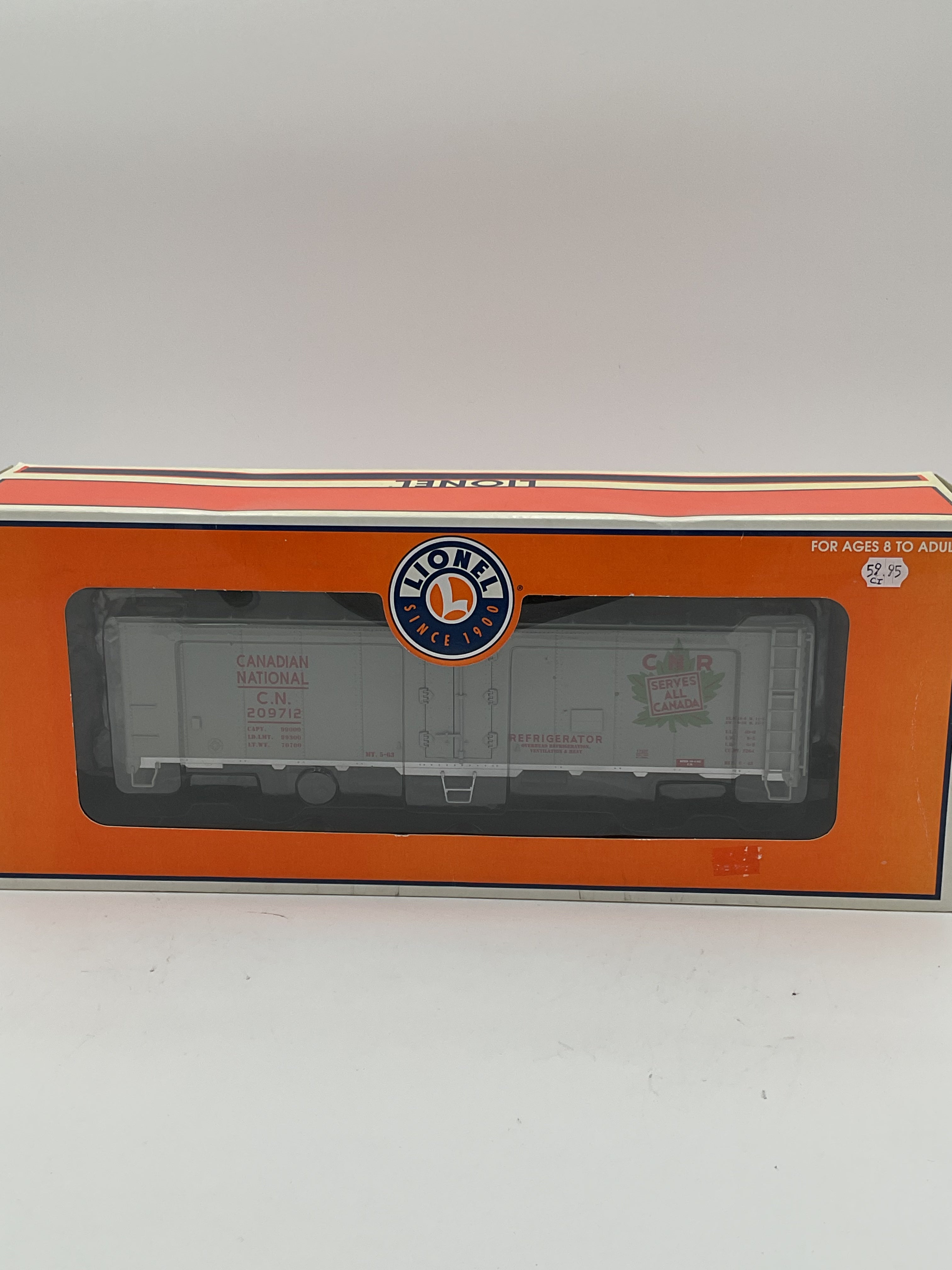 Lionel O 17337 Canadian National Steel Sided Reefer