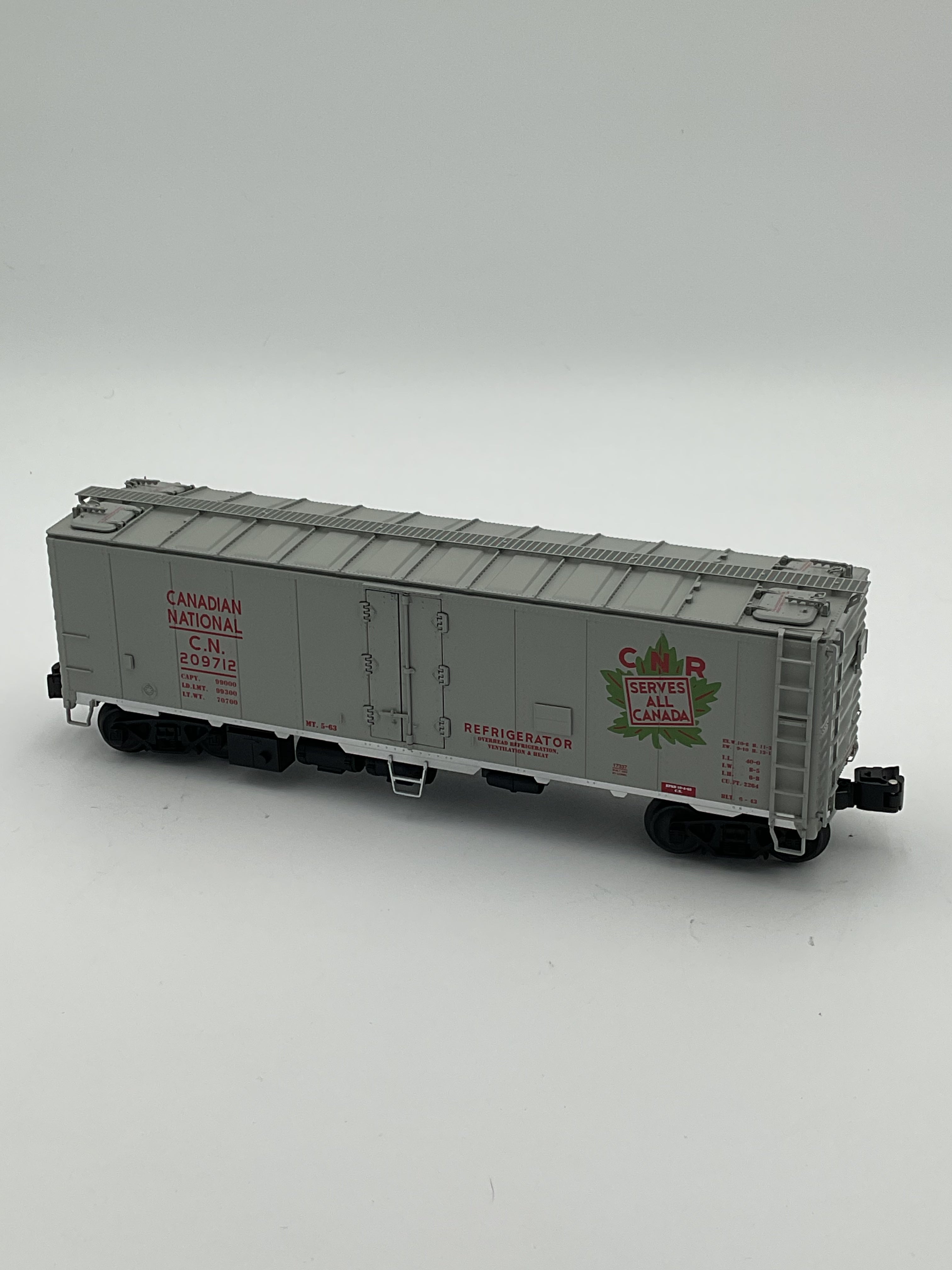 Lionel O 17337 Canadian National Steel Sided Reefer