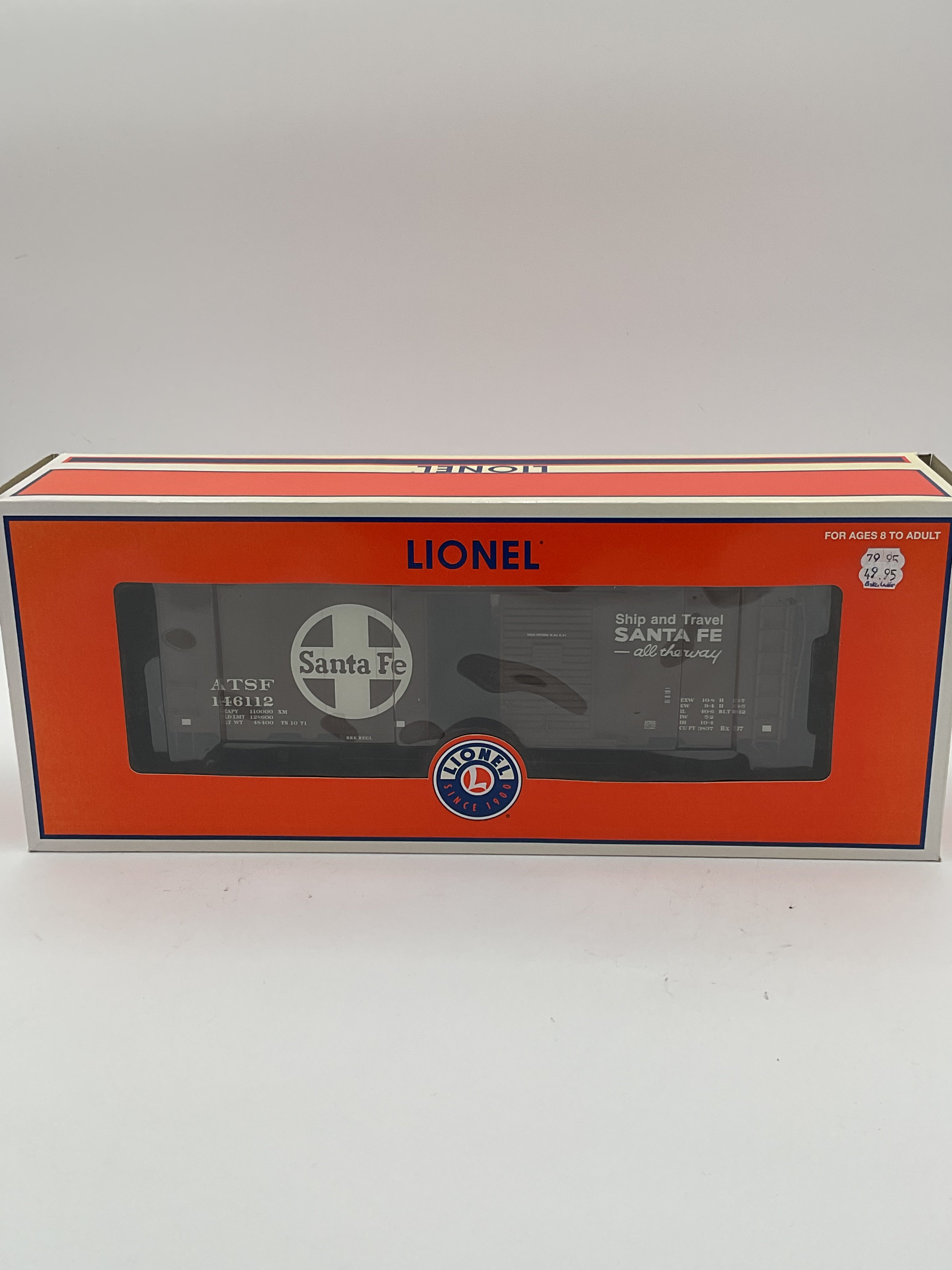 Lionel O 27222 Santa Fe PS-1 Boxcar