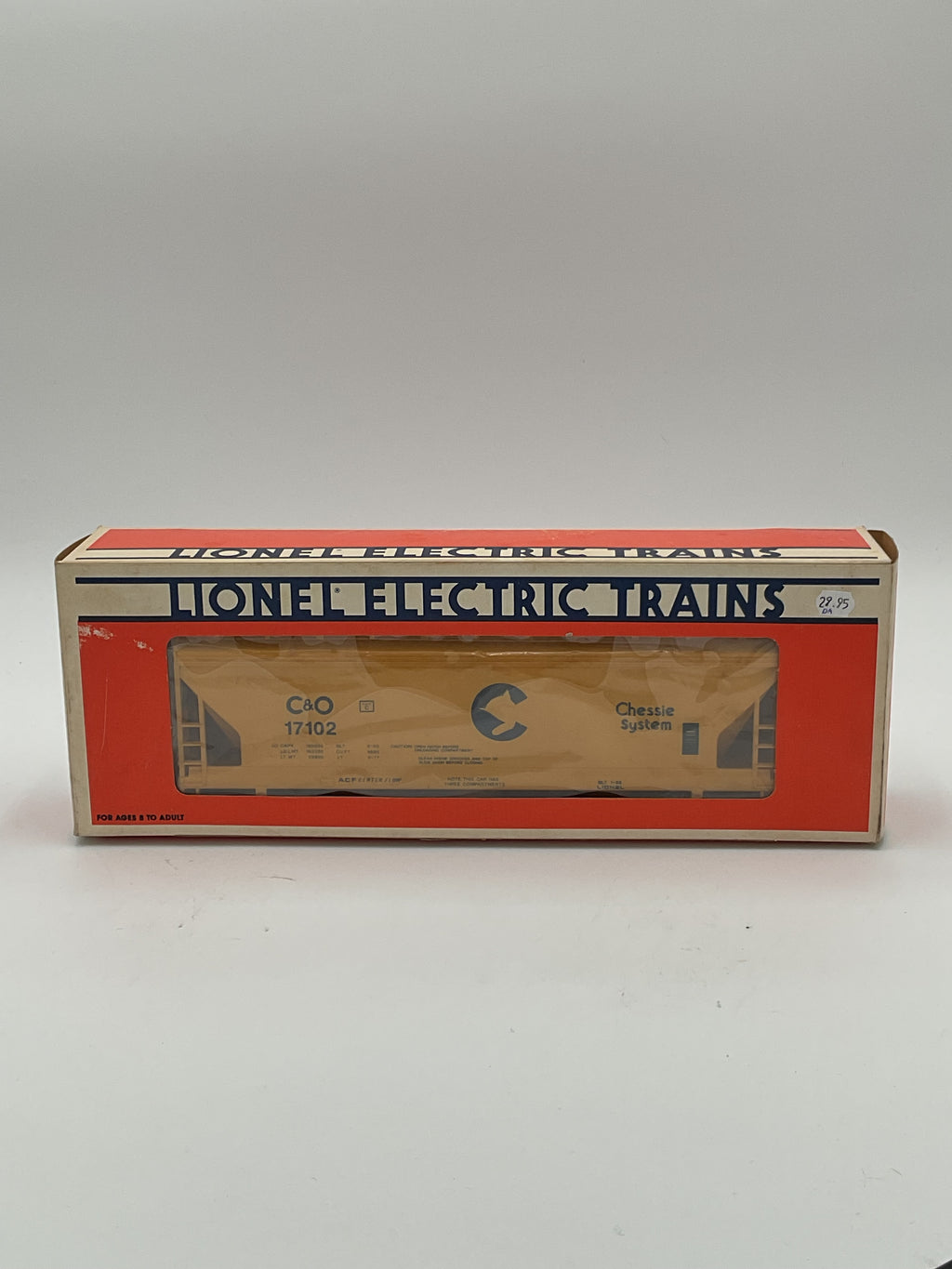 Lionel O 17102 Cheesie System ACF Three Bay Hopper