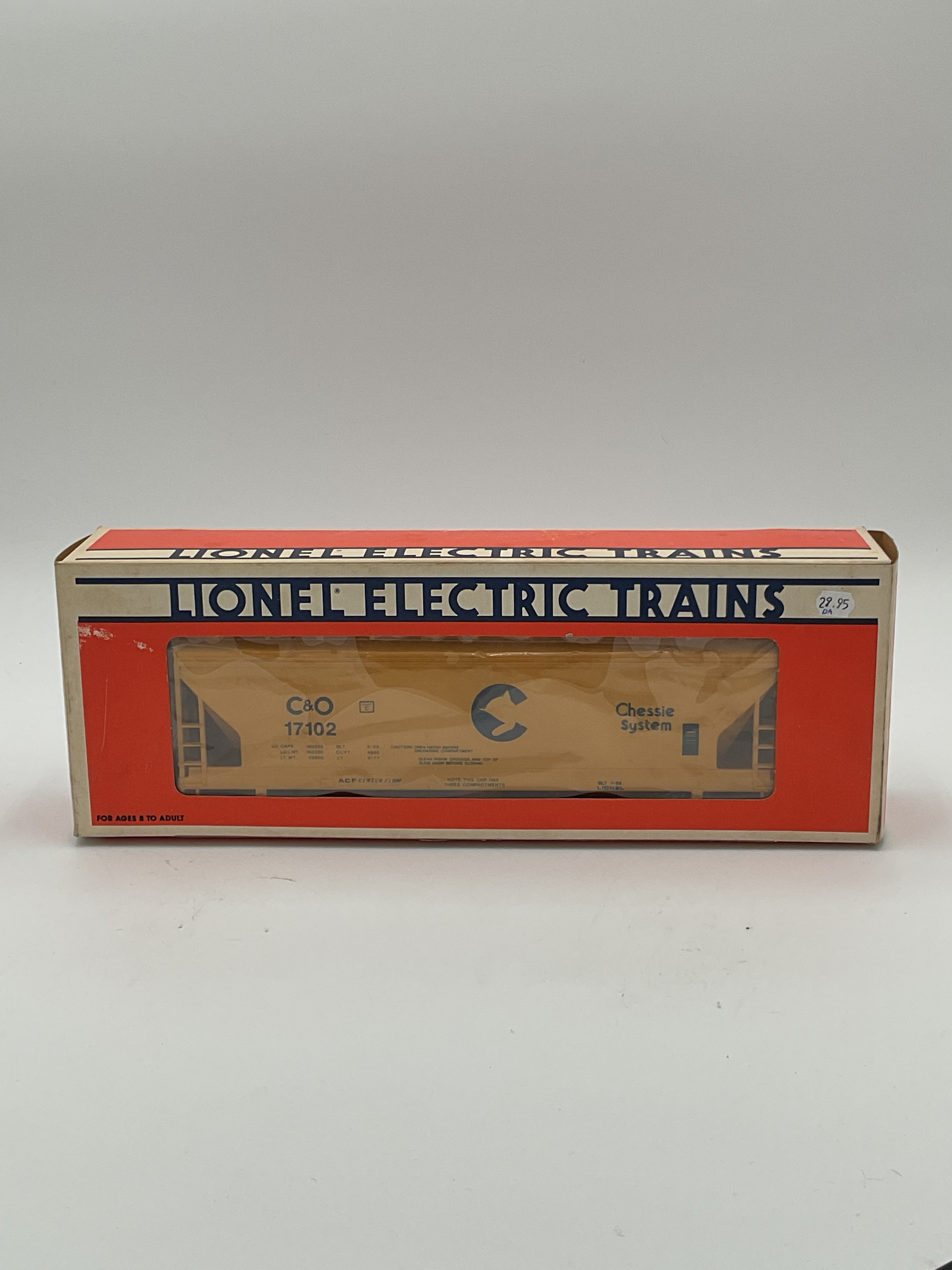 Lionel O 17102 Cheesie System ACF Three Bay Hopper