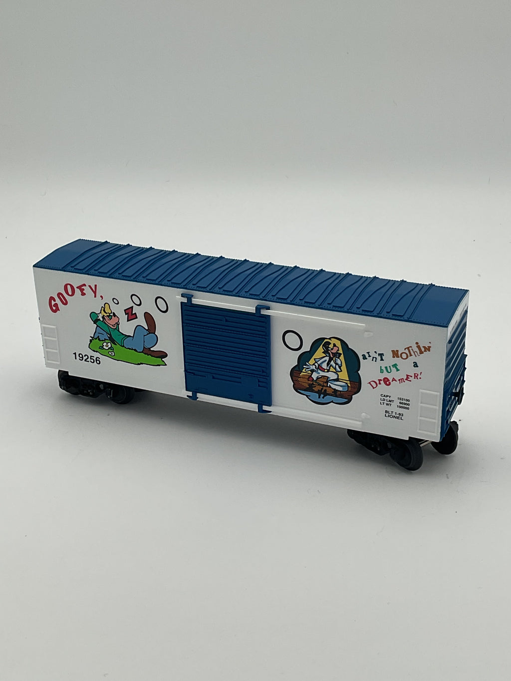 Lionel O 19256 Goofy Hi -Cube Boxcar
