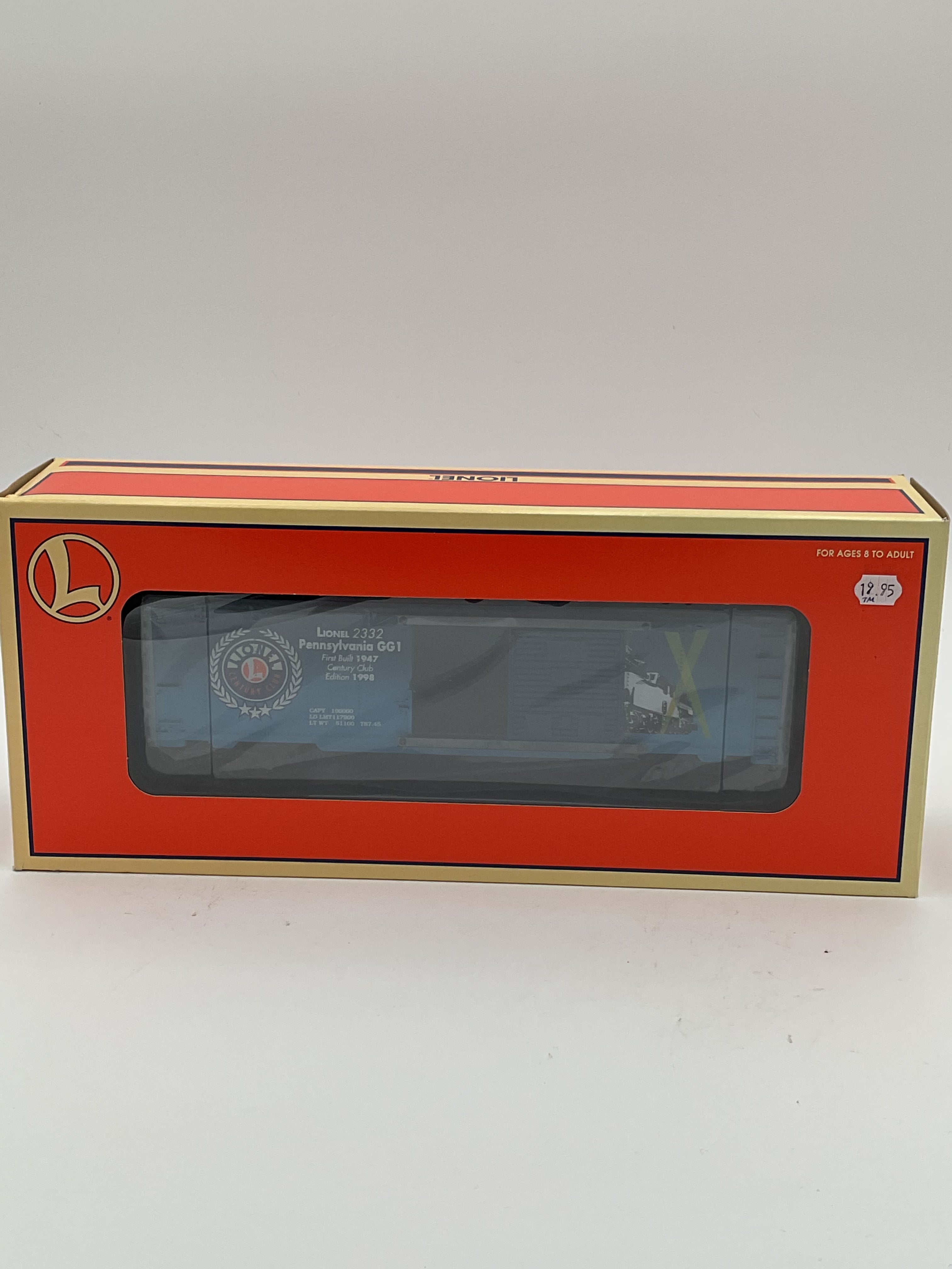 Lionel O 29227 2332 Century Club Boxcar