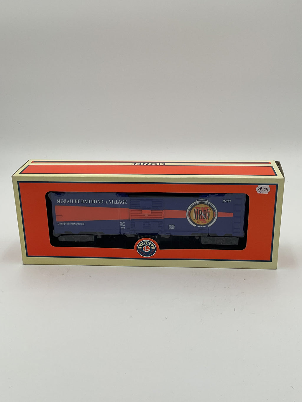 Lionel O 25085 Carnegie Science Center 2009 Miniature Railroad Village Boxcar