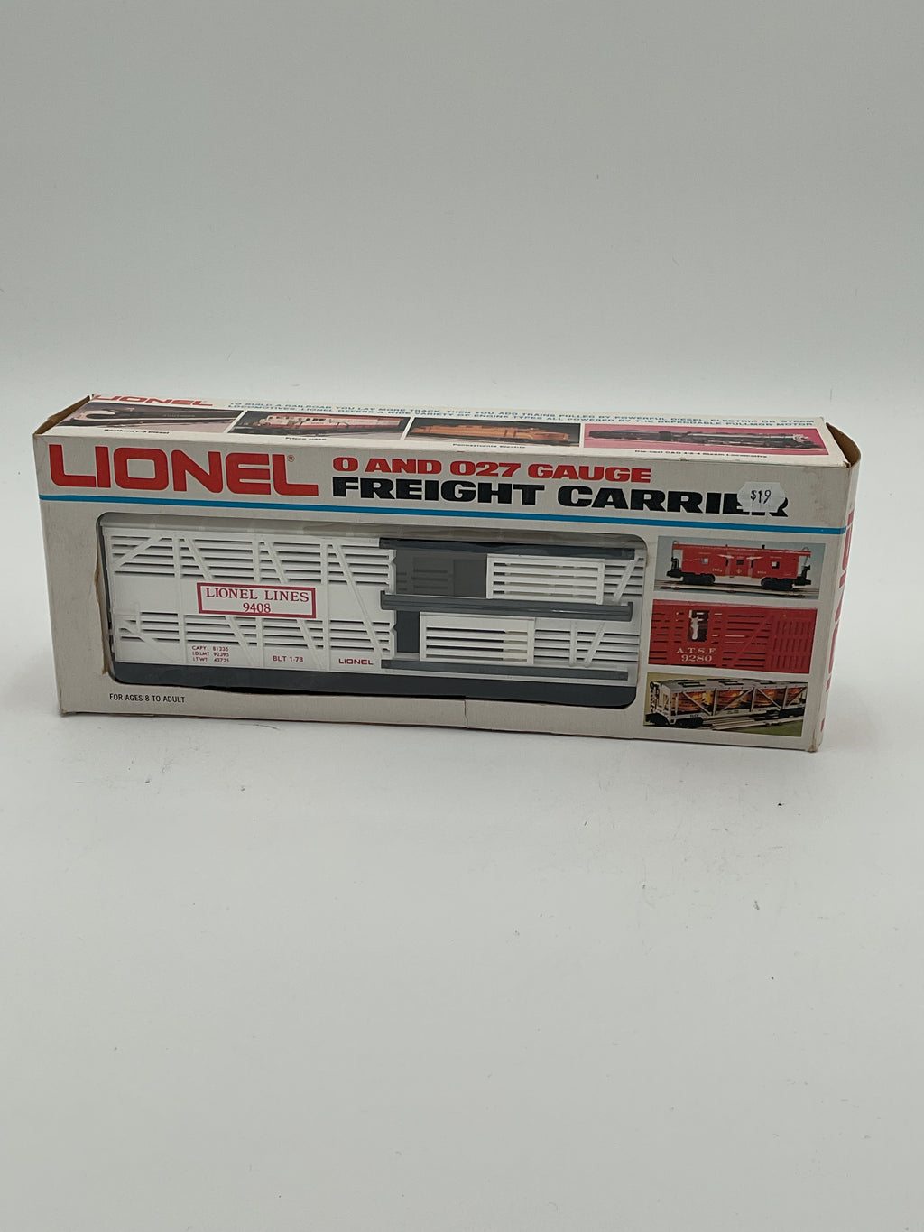 Lionel O 6-9408 Lionel Lines Circus Stock Car