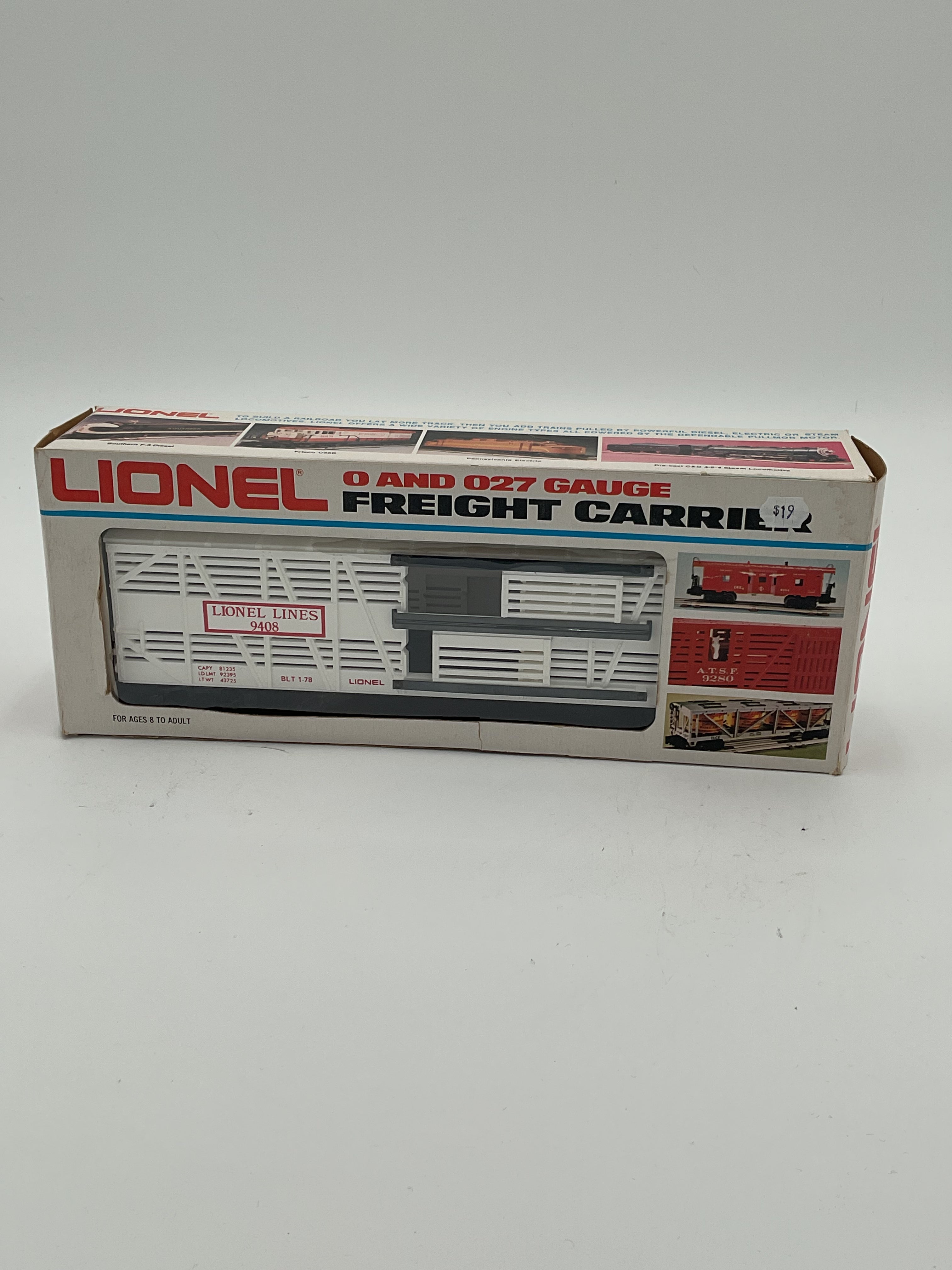 Lionel O 6-9408 Lionel Lines Circus Stock Car