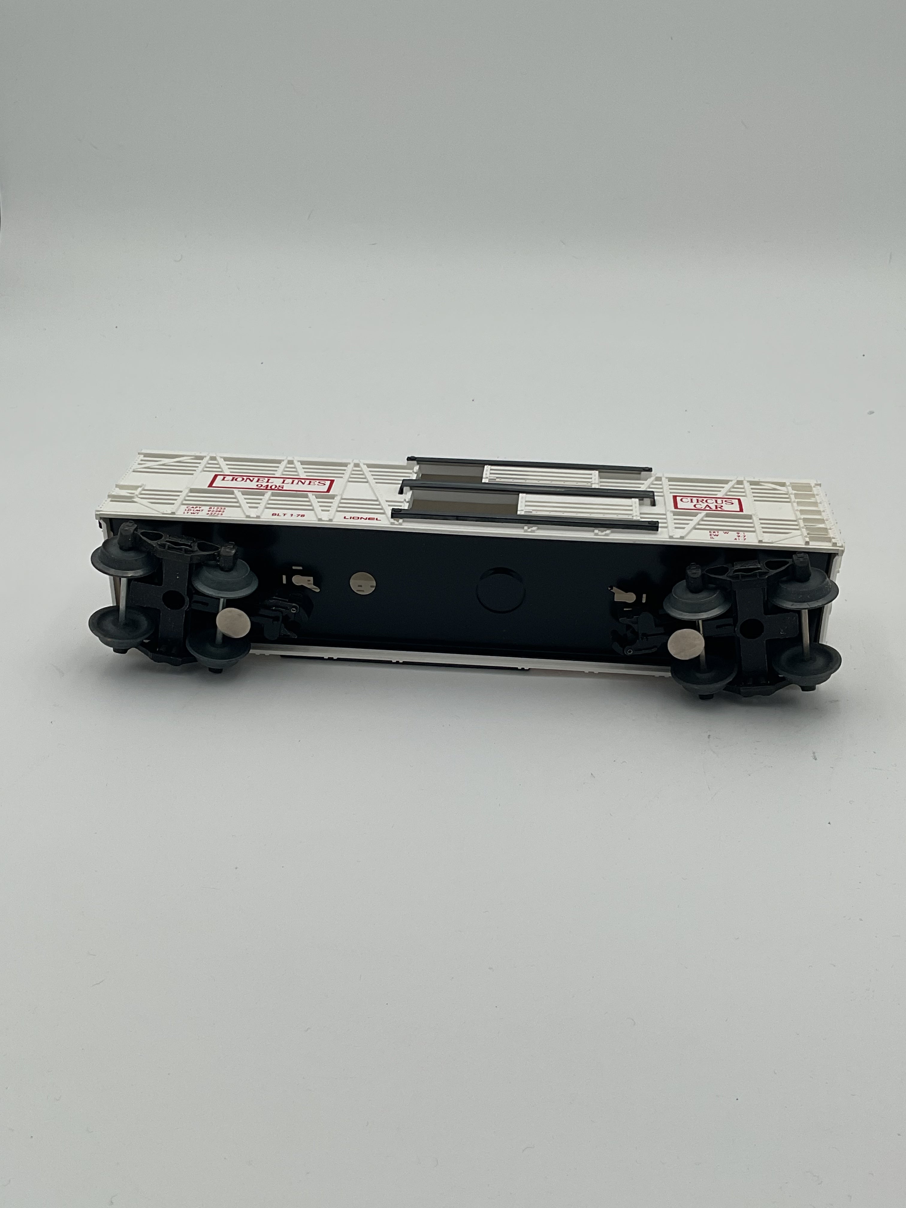 Lionel O 6-9408 Lionel Lines Circus Stock Car