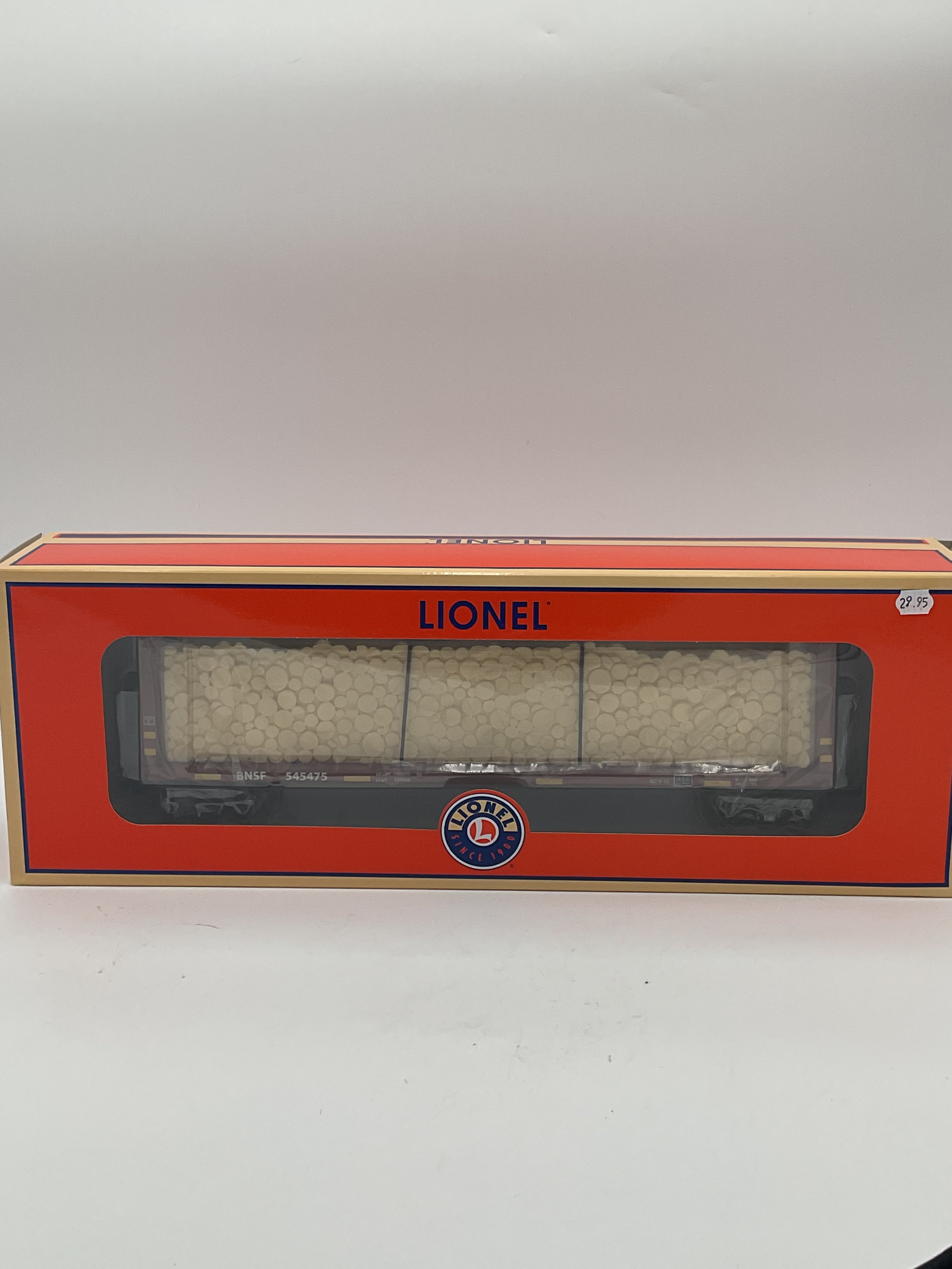 Lionel O 2043091 BNSF Standard O Bulkhead Flatcar #545475