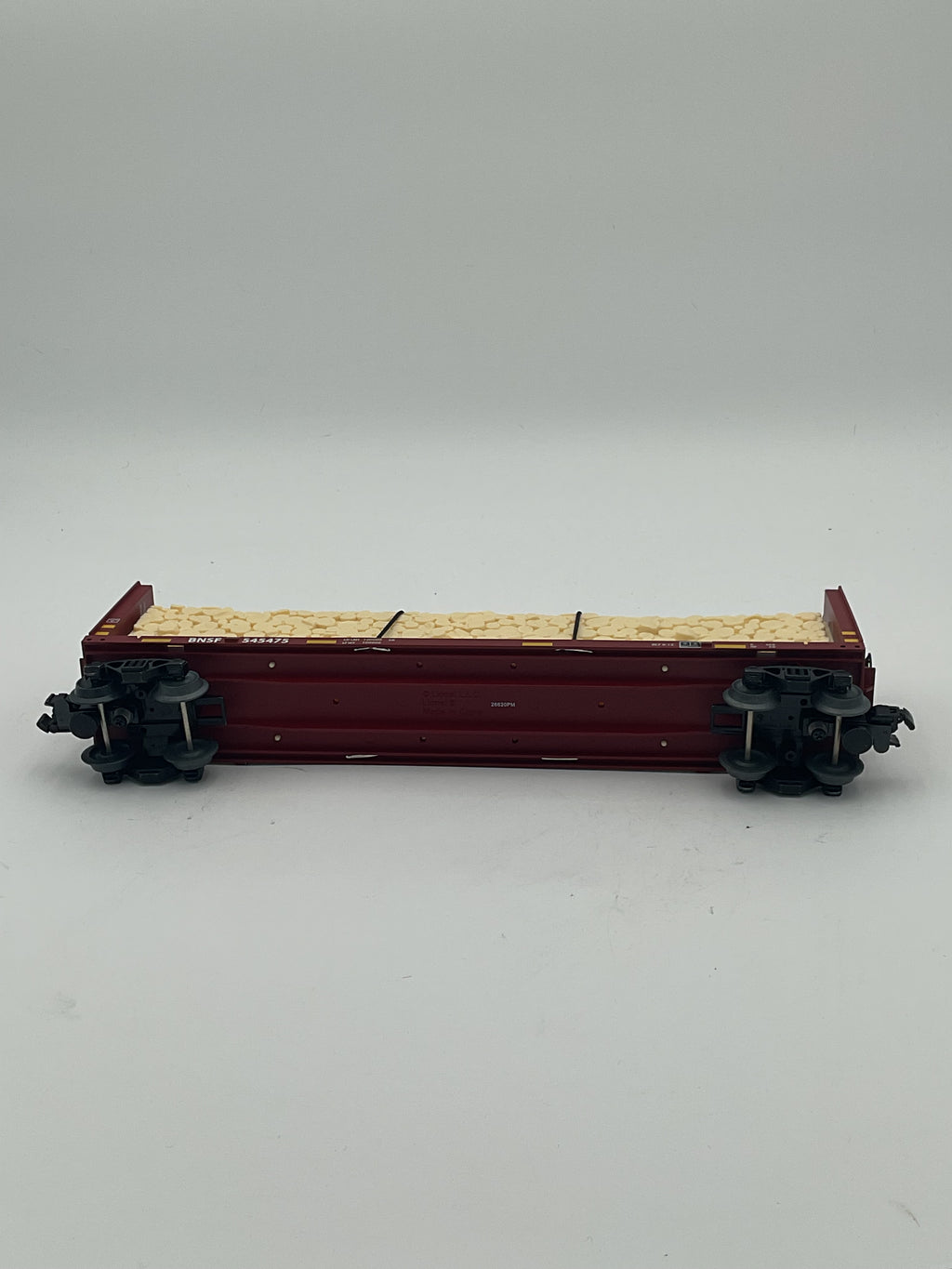Lionel O 2043091 BNSF Standard O Bulkhead Flatcar #545475