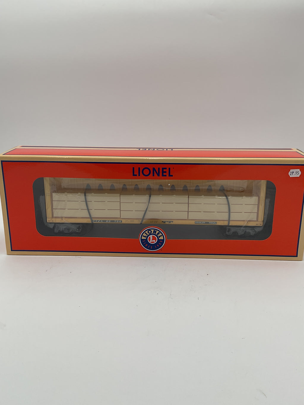 Lionel O 2043063 Trailer Train Standard O Centerbeam Flatcar #83754