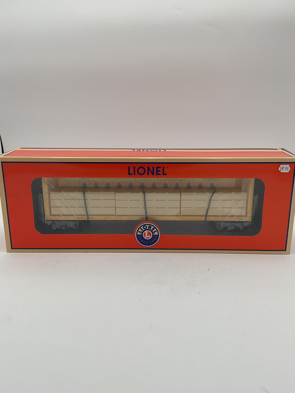 Lionel O 2043051 Milwaukee Road Standard O Centerbeam Flatcar #6300