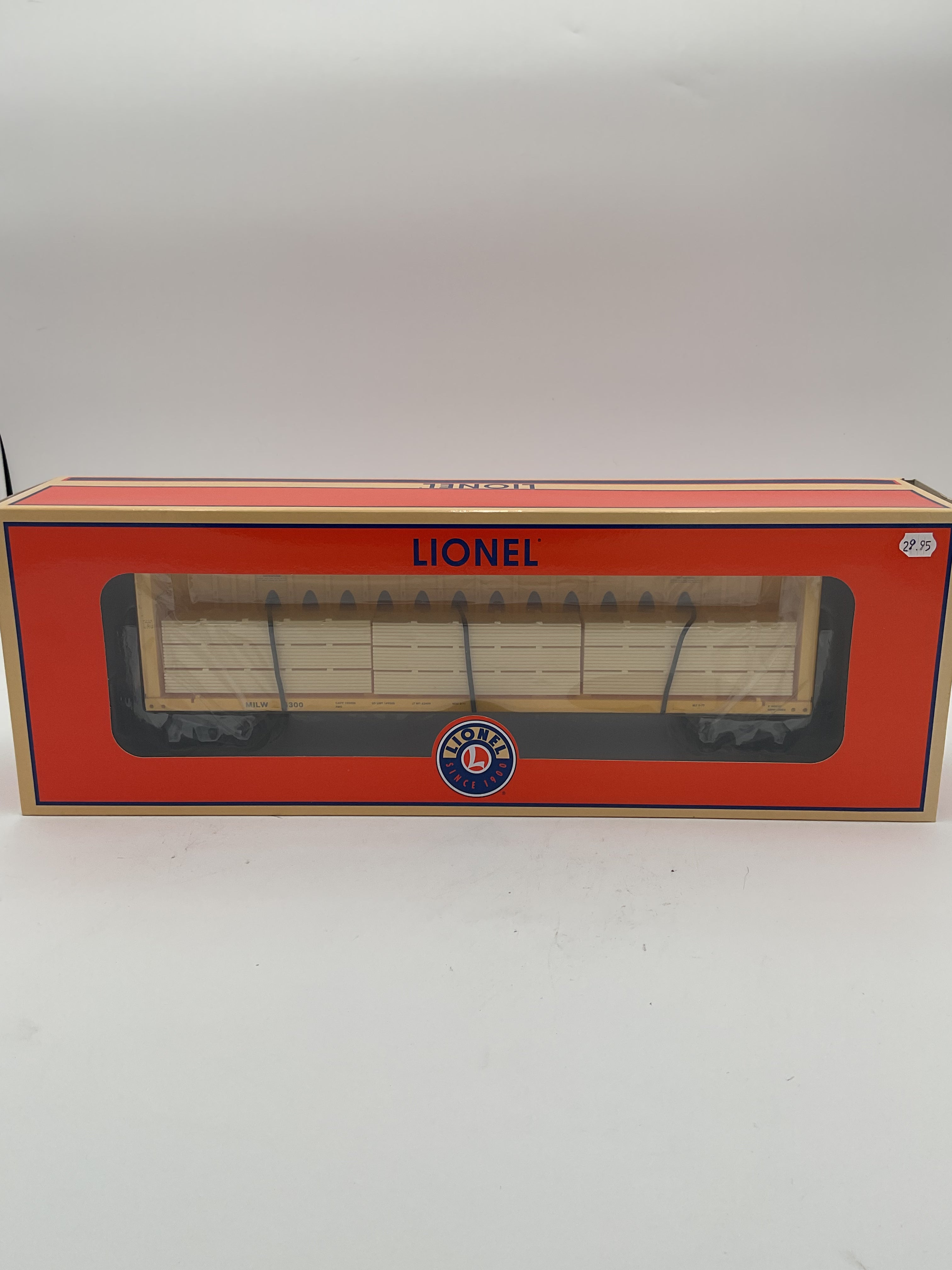 Lionel O 2043051 Milwaukee Road Standard O Centerbeam Flatcar #6300