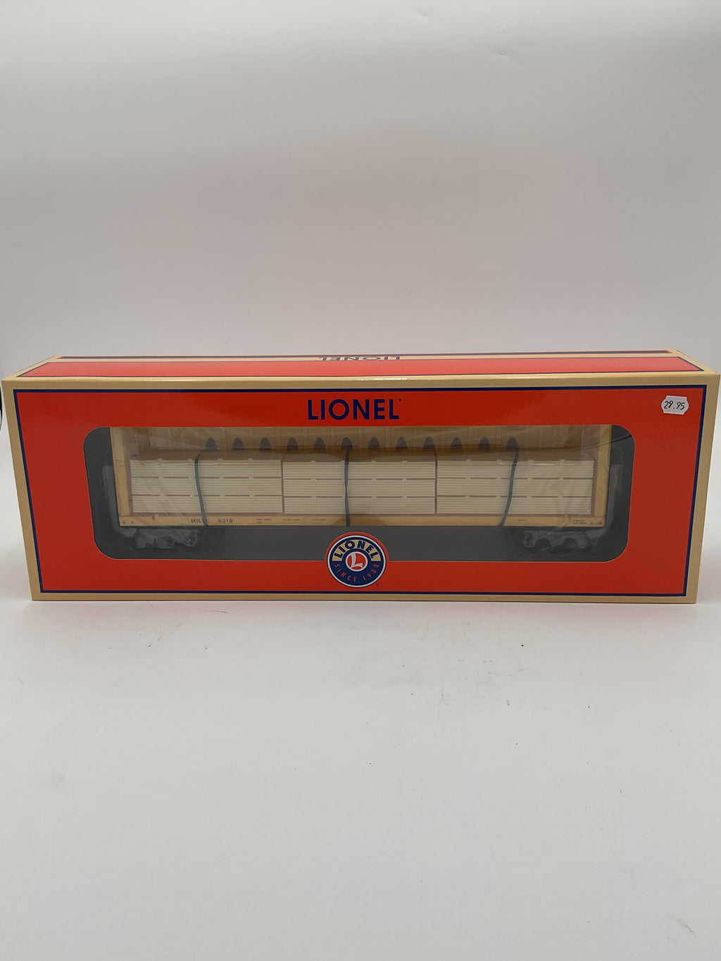 Lionel O 2043052 Milwaukee Road Standard O Centerbeam Flatcar #6318;