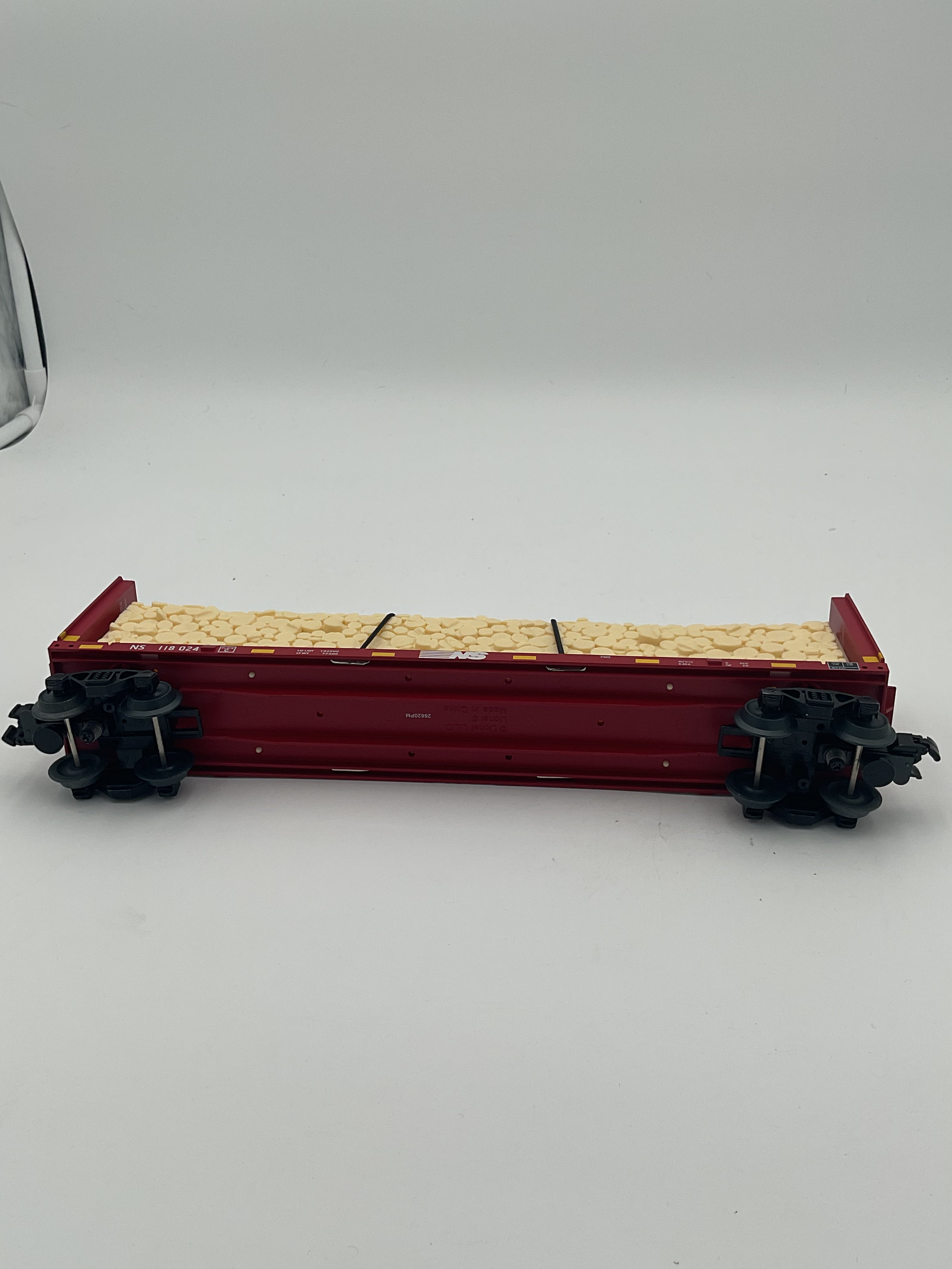 Lionel O 2043111 Norfolk Southern Standard O Bulkhead Flatcar #118024