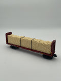 Lionel O 2043092 BNSF Standard O Bulkhead Flatcar #545512