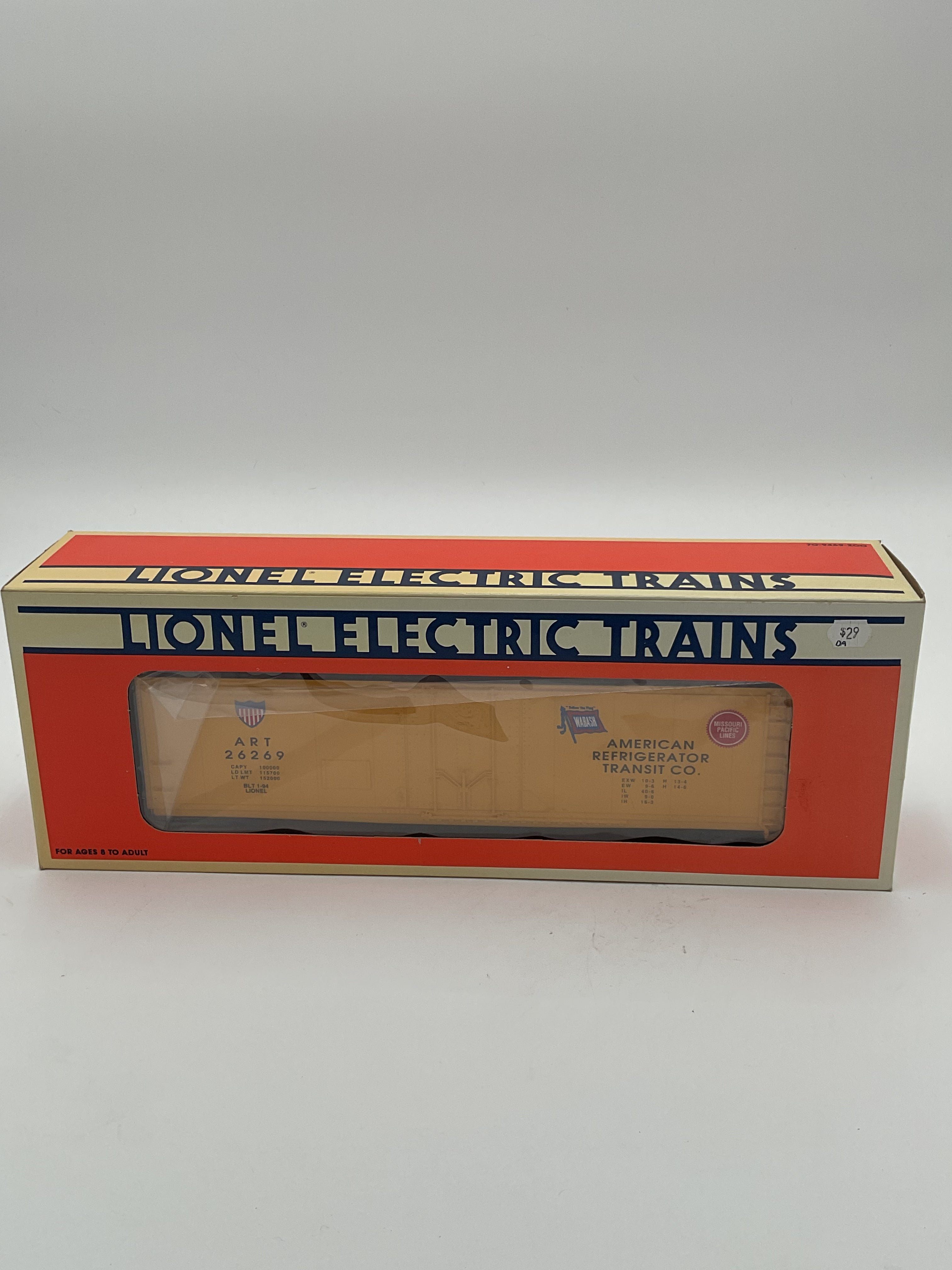 Lionel O 17304 Wabash Reefer