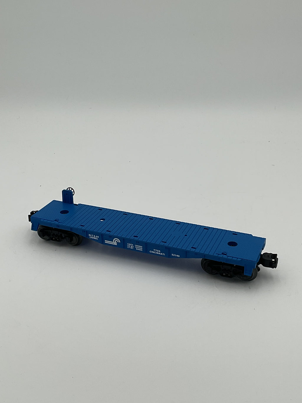Lionel O 52149 1998 TTOS Convention Car Conrail Flat Car with Shovel Kit