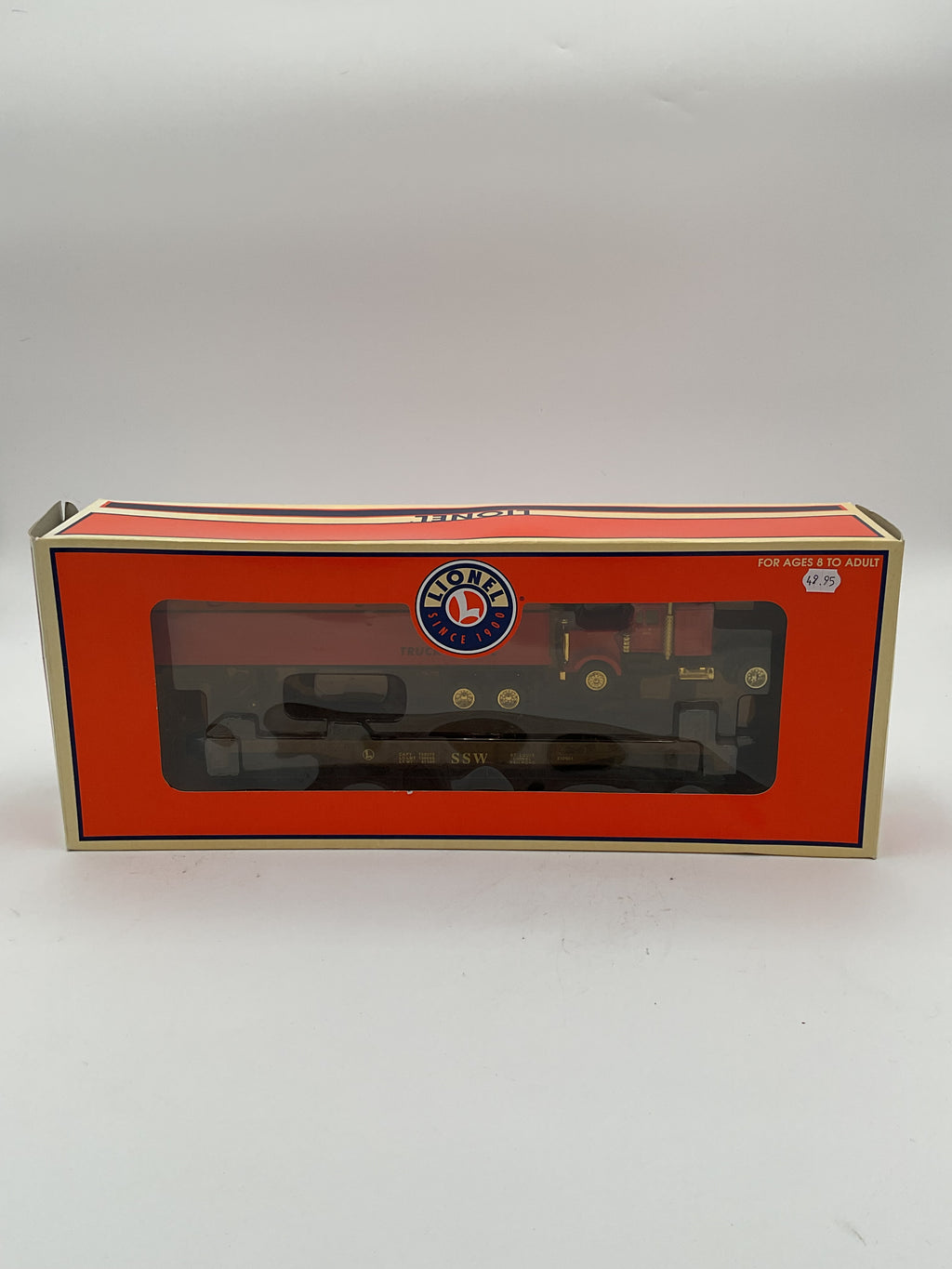 Lionel O 52222 LRRC Flatcar w/ Tractor Trailer