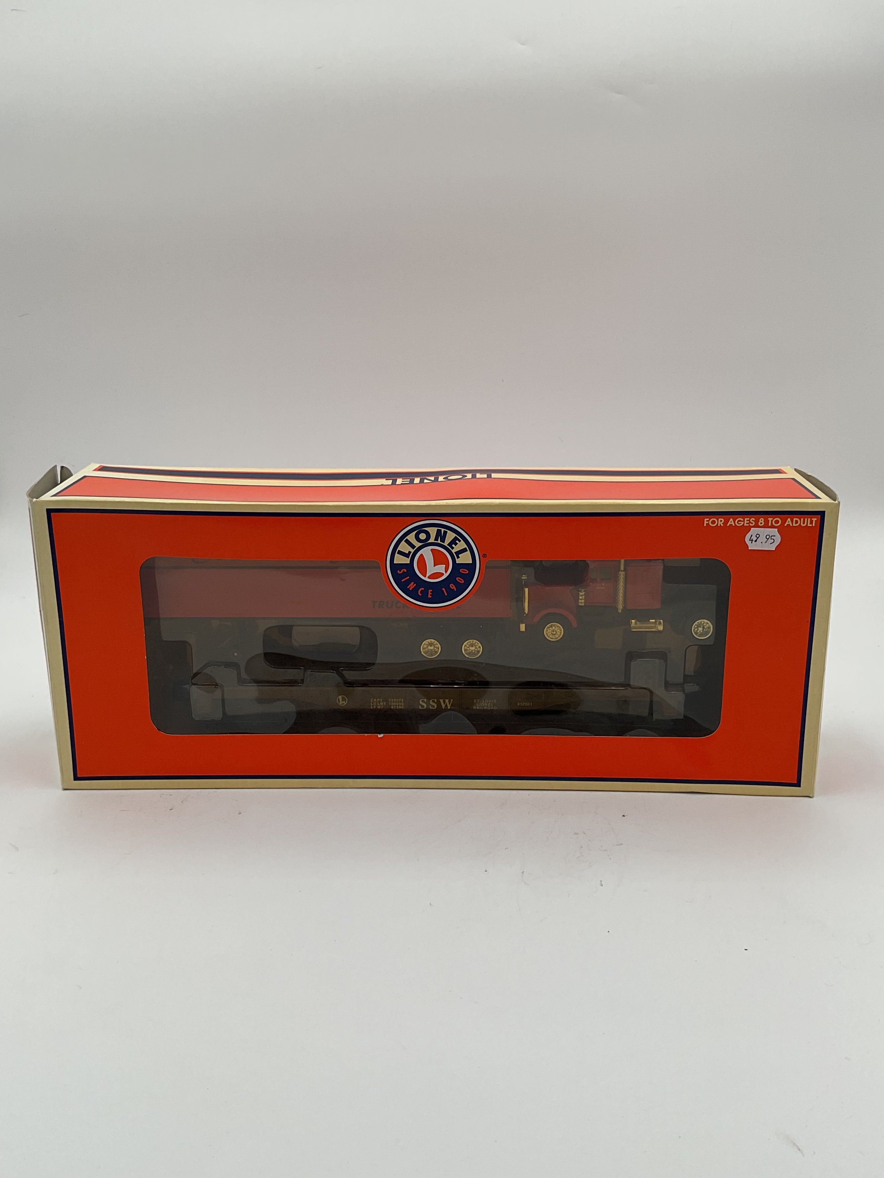 Lionel O 52222 LRRC Flatcar w/ Tractor Trailer