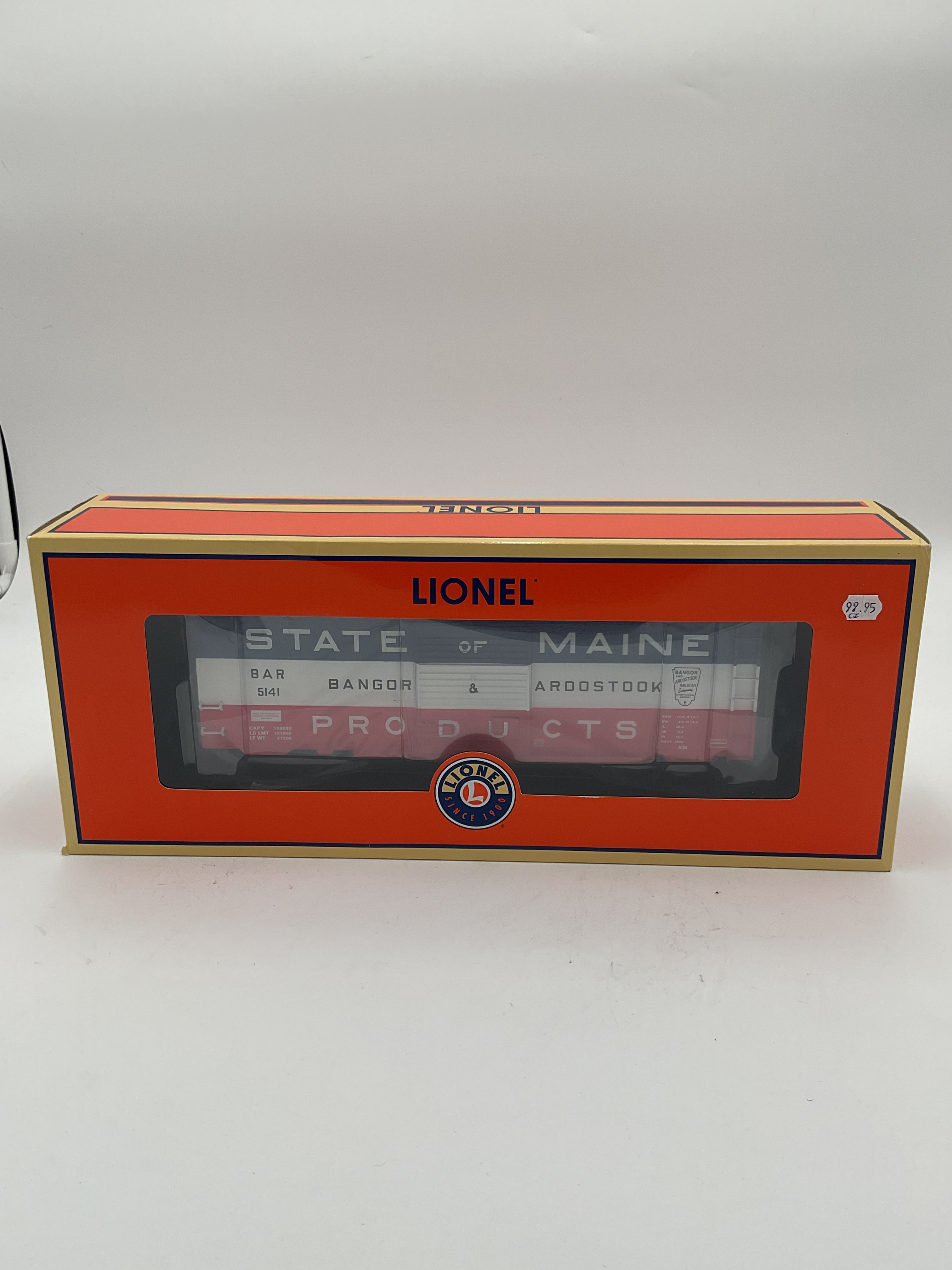 Lionel O 27876 State of Maine PS-1 Boxcar