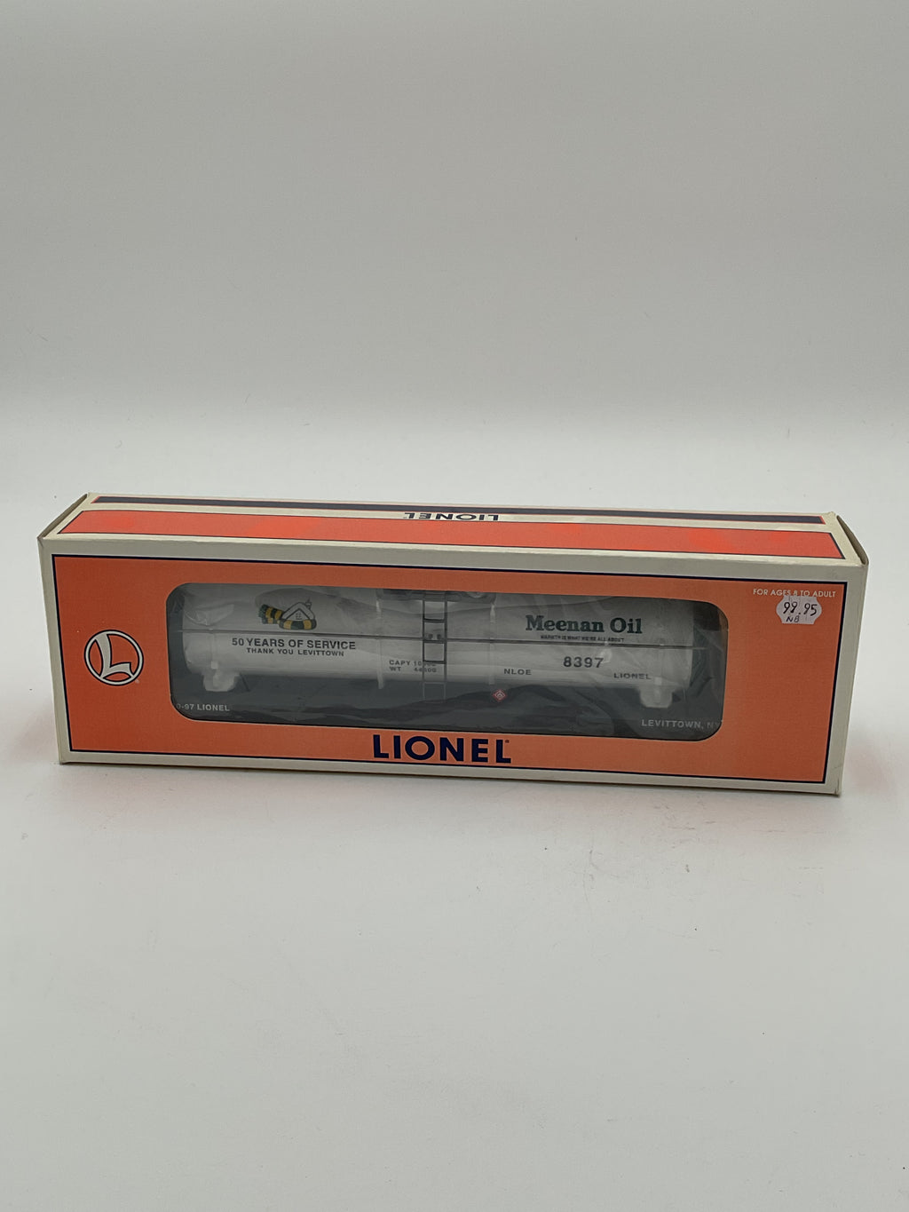 Lionel O 52122 1997 Nassau Lionel Operating Engineers Meenan Oil Tank Car