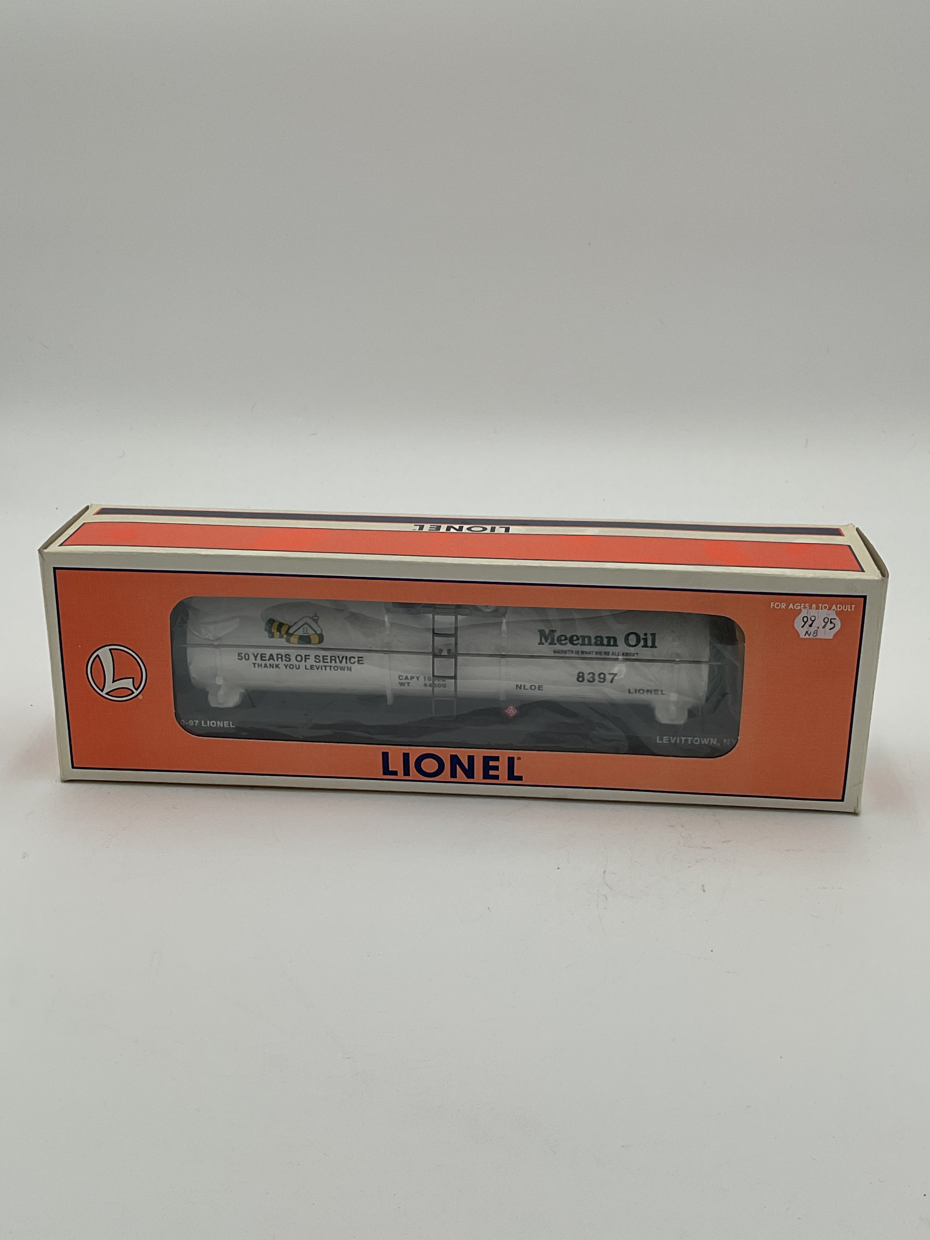 Lionel O 52122 1997 Nassau Lionel Operating Engineers Meenan Oil Tank Car