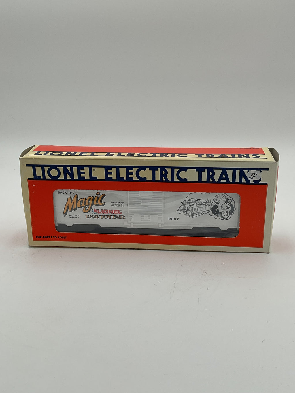 Lionel O 19917 1992 Toy Fair Boxcar