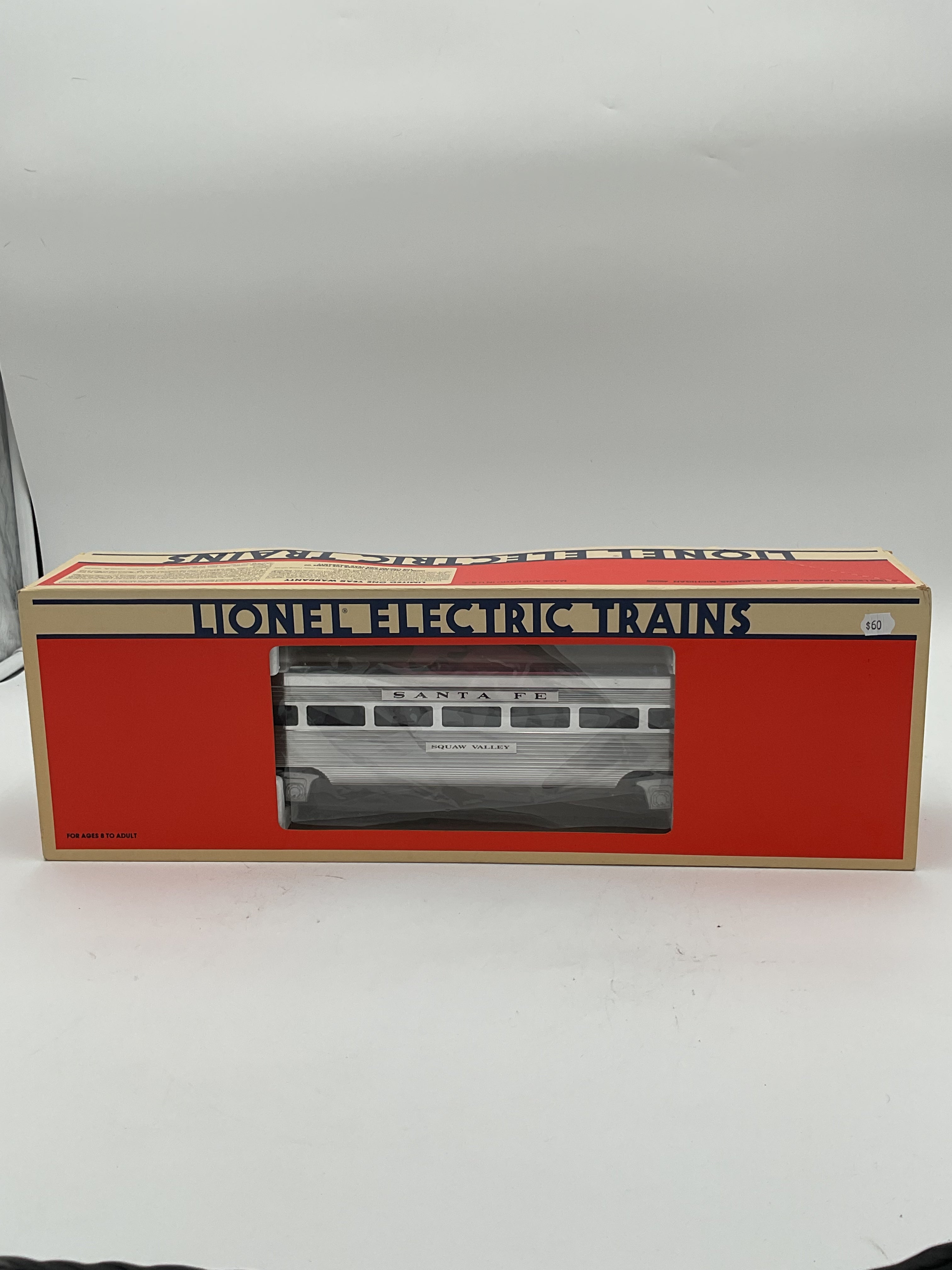Lionel O 19112 Santa Fe Aluminium Passenger Car